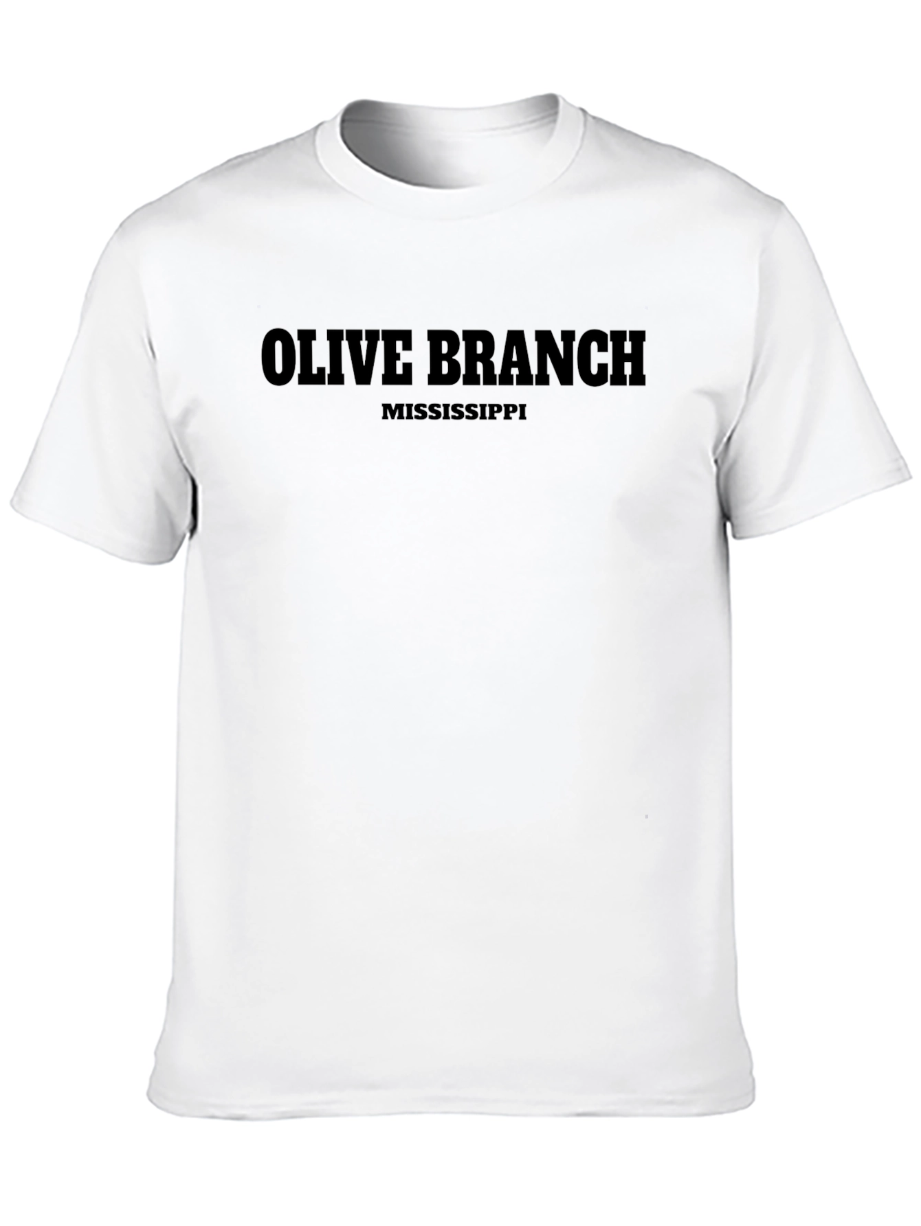Olive Branch Mississippi Black Graphic Tee Shirt