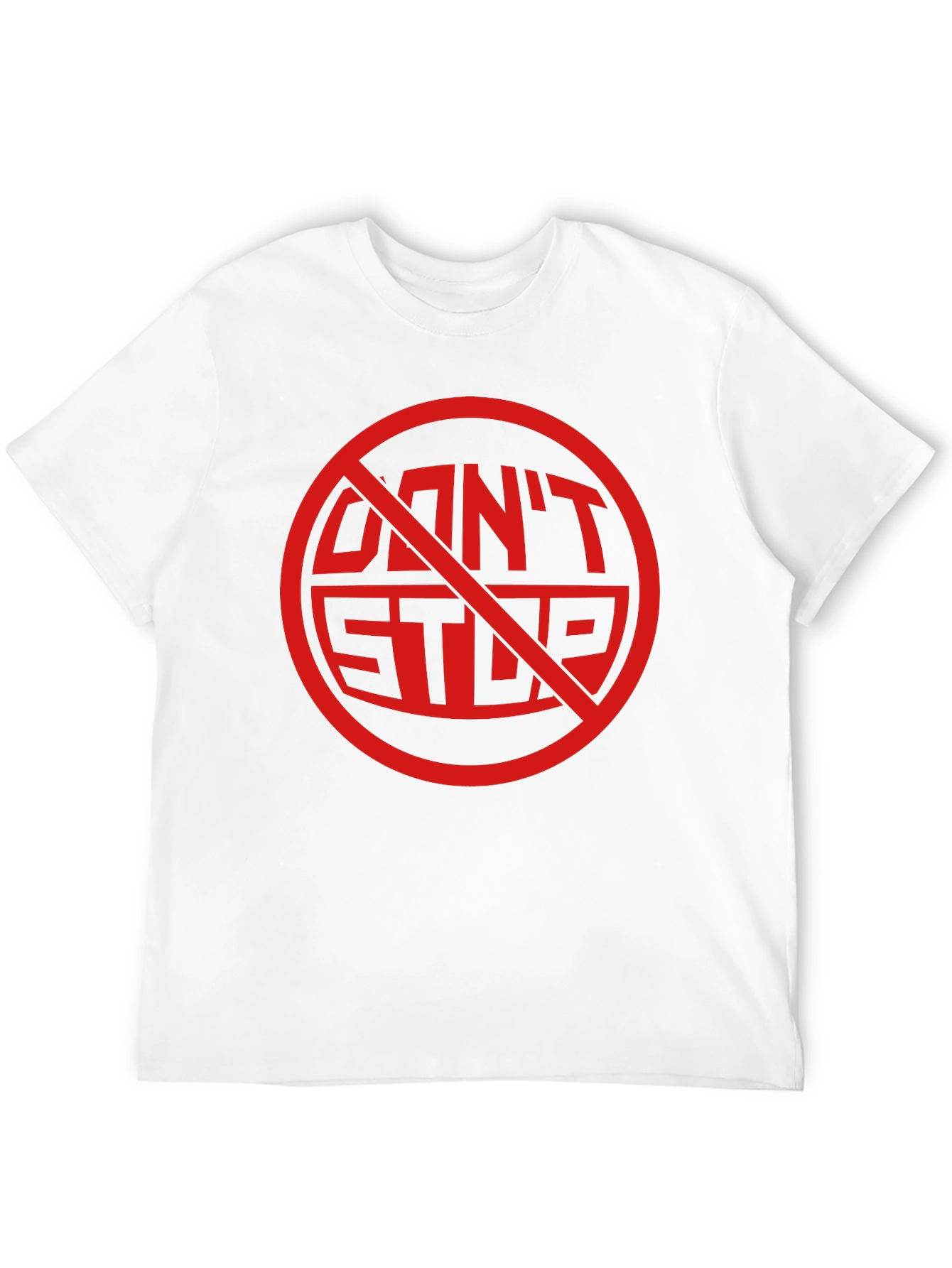 Dont Stop Black Graphic Tee Shirt