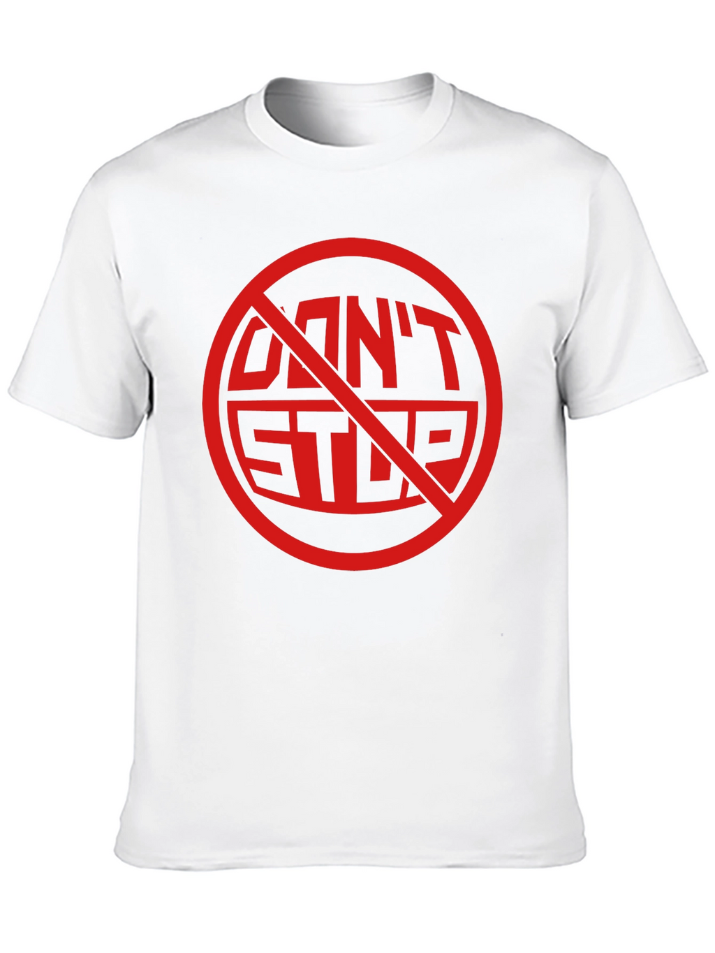 Dont Stop Black Graphic Tee Shirt