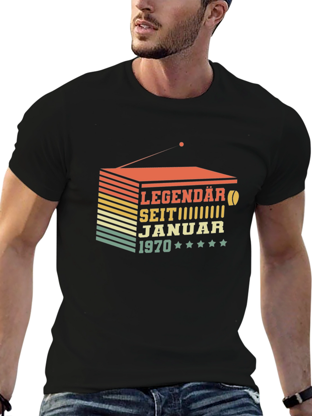 Retro Legend 1970 Graphic T-Shirt