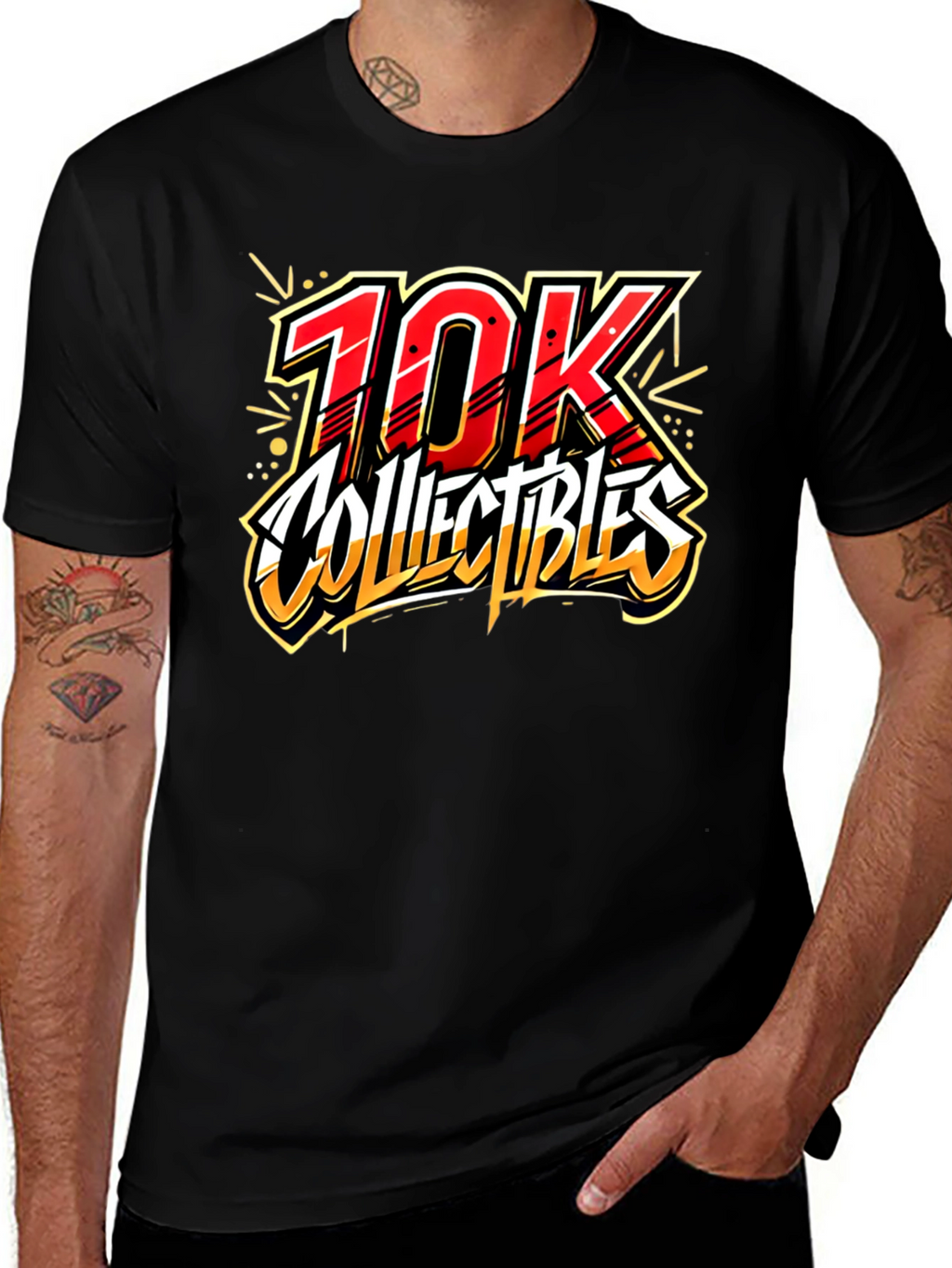 10K Collectibles Graphic Tee - Black T-Shirt