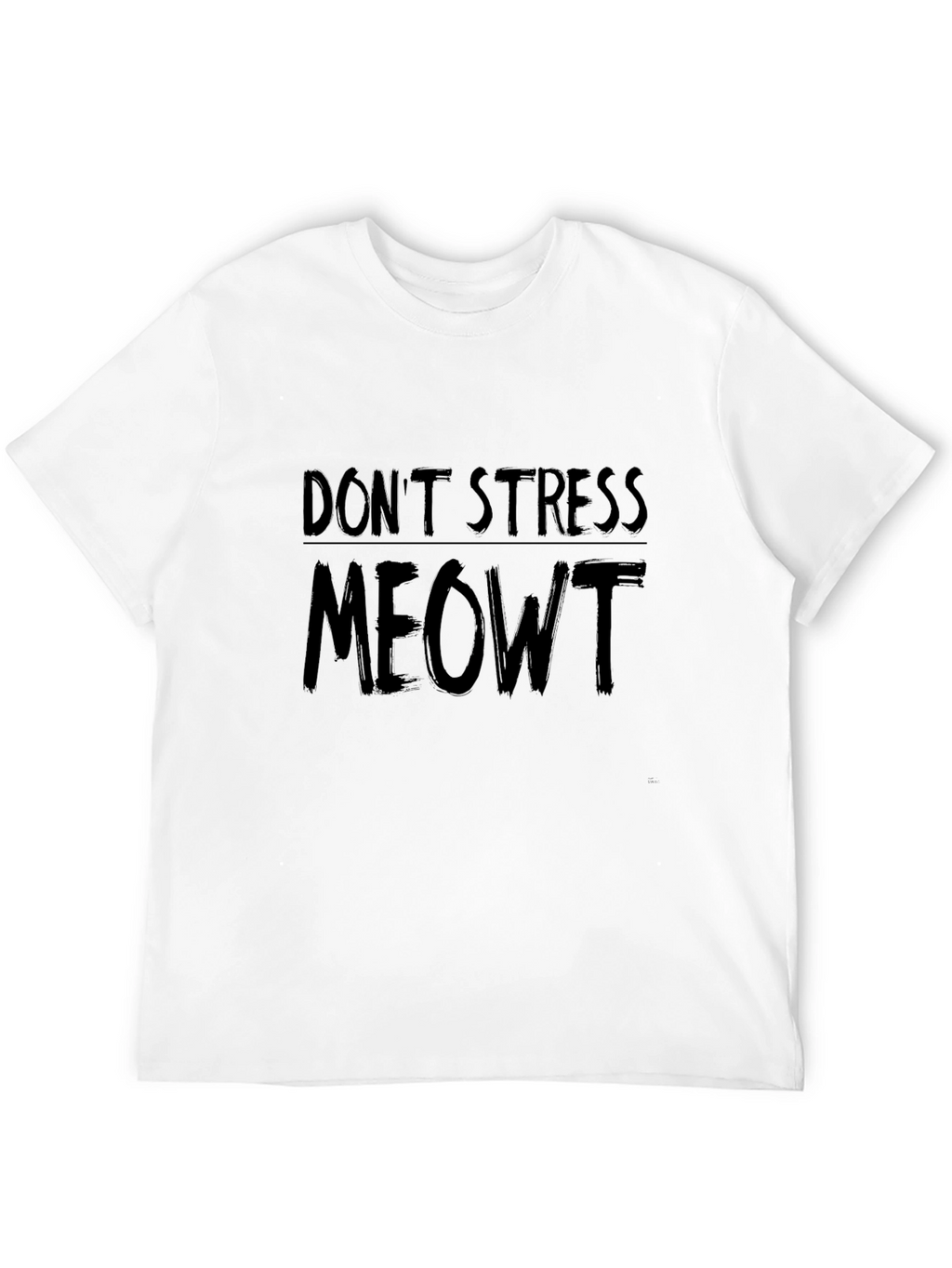 Dont Stress Meowt Graphic Tee - Relaxed Fit
