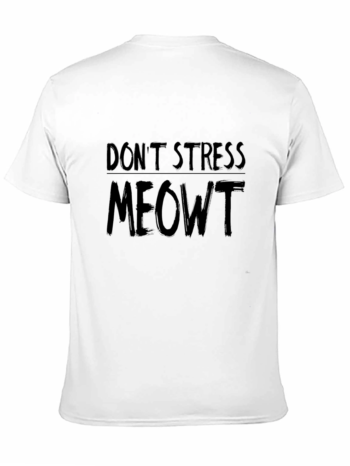 Dont Stress Meowt Graphic Tee - Relaxed Fit