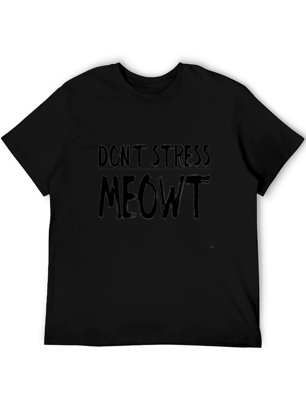 Dont Stress Meowt Graphic Tee - Relaxed Fit