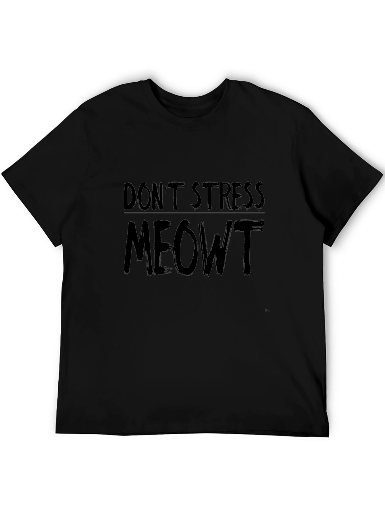 Dont Stress Meowt Graphic Tee - Relaxed Fit