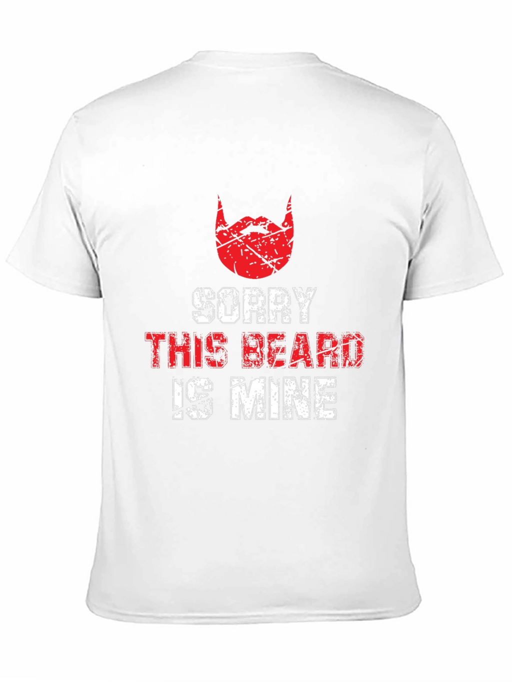 Sorry This Beard Is Mine Black T-Shirt