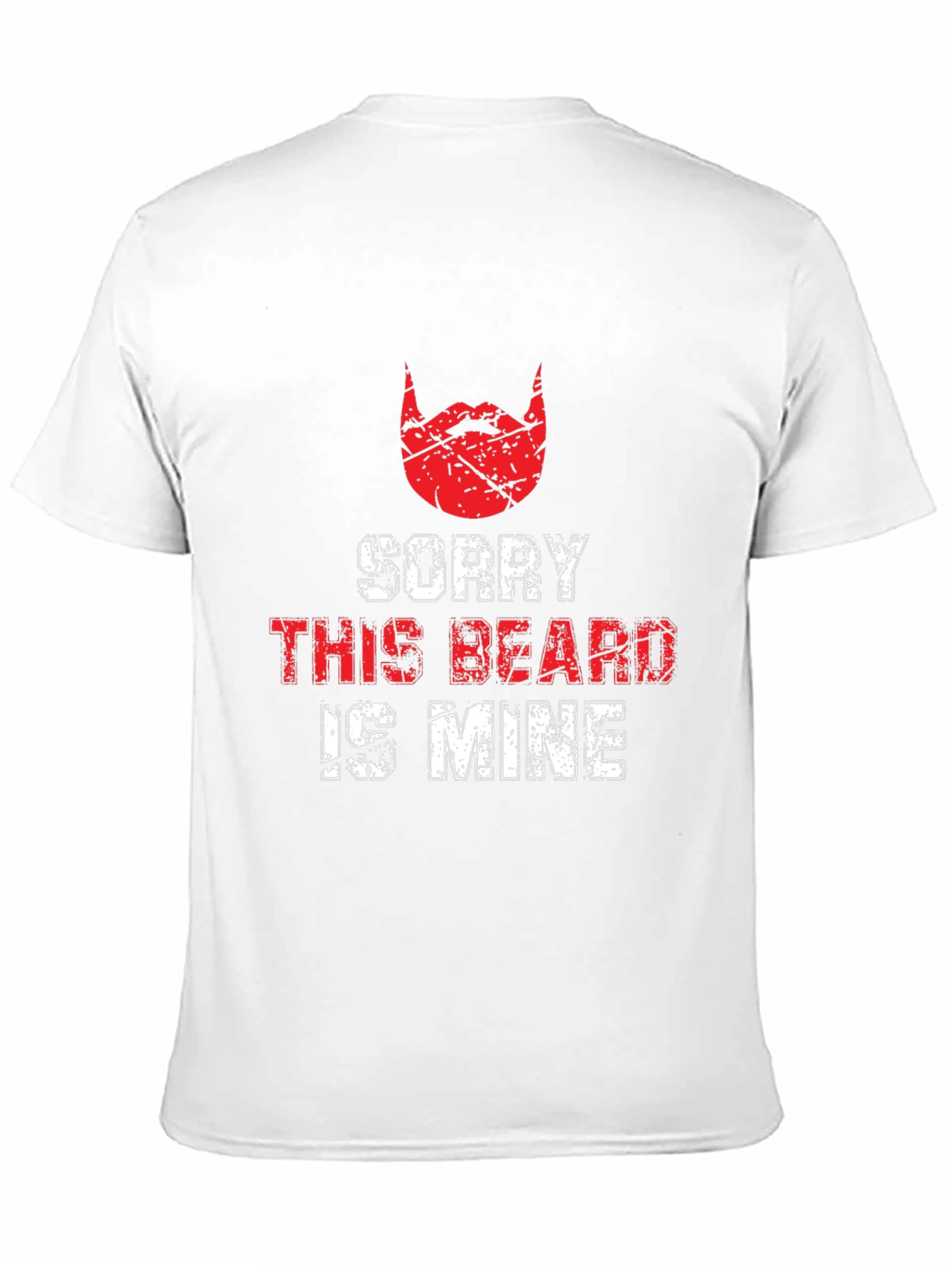 Sorry This Beard Is Mine Black T-Shirt