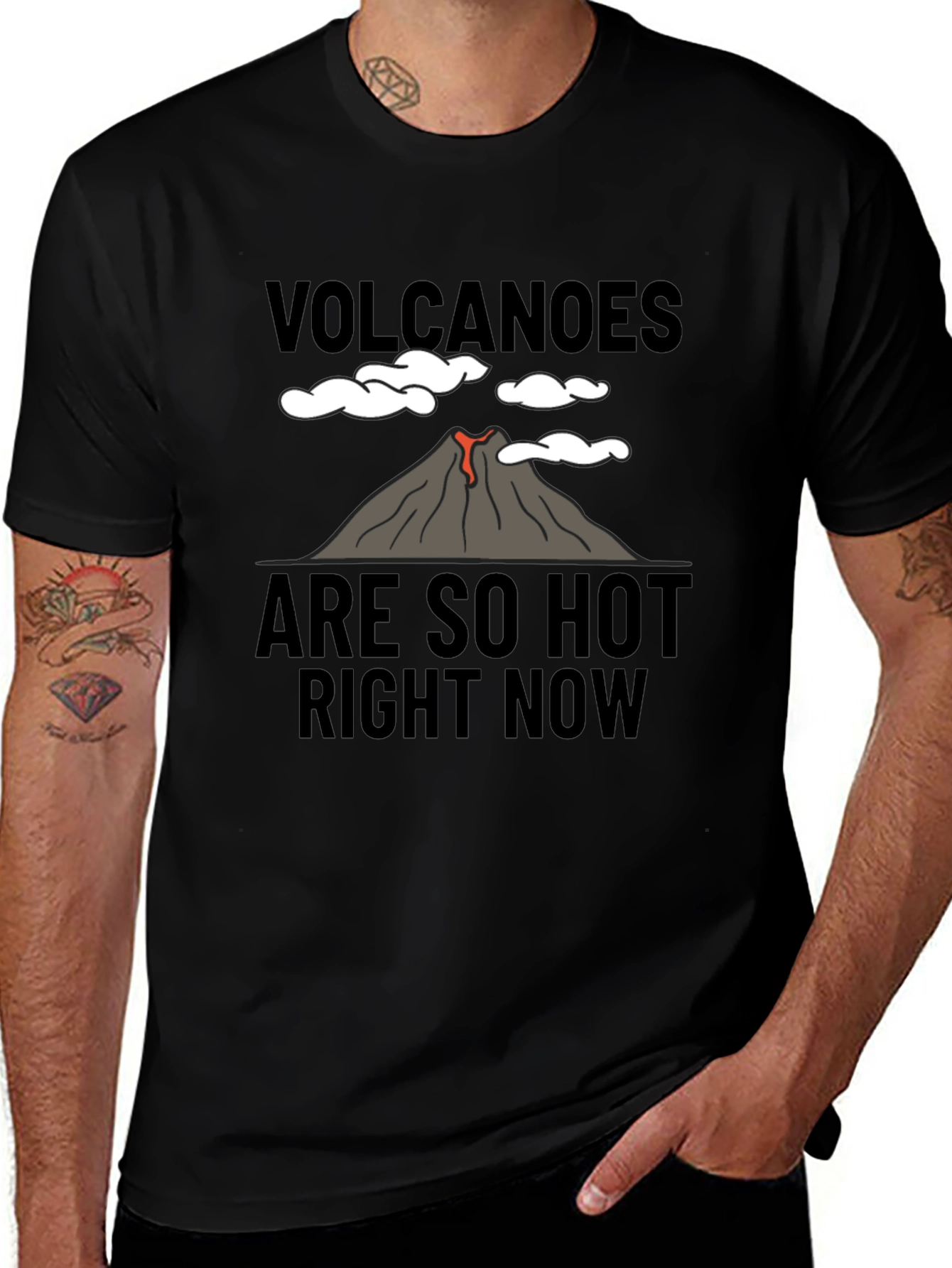 Volcanoes Are So Hot Right Now Graphic Tee