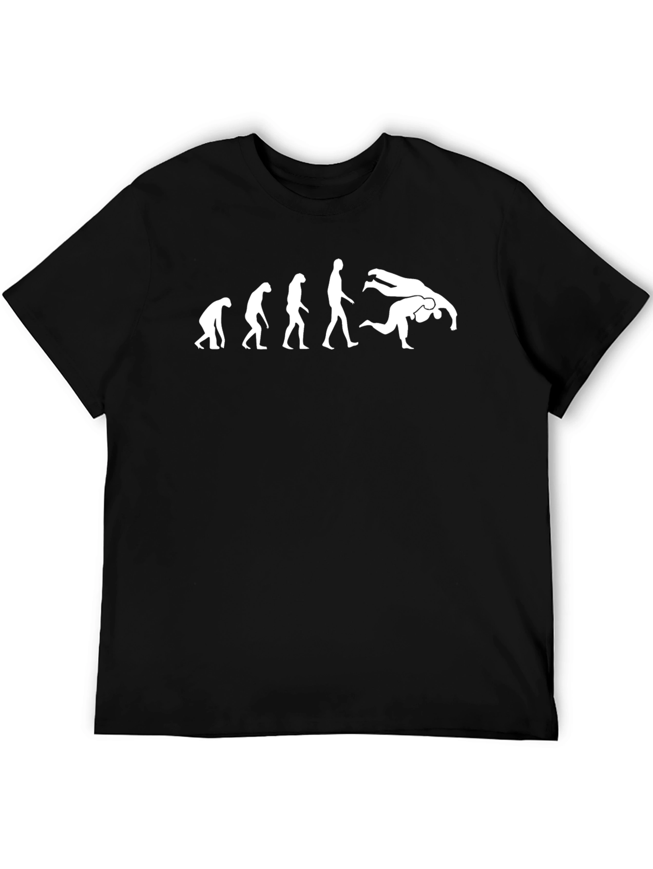 Evolution of Wrestling Black T-Shirt
