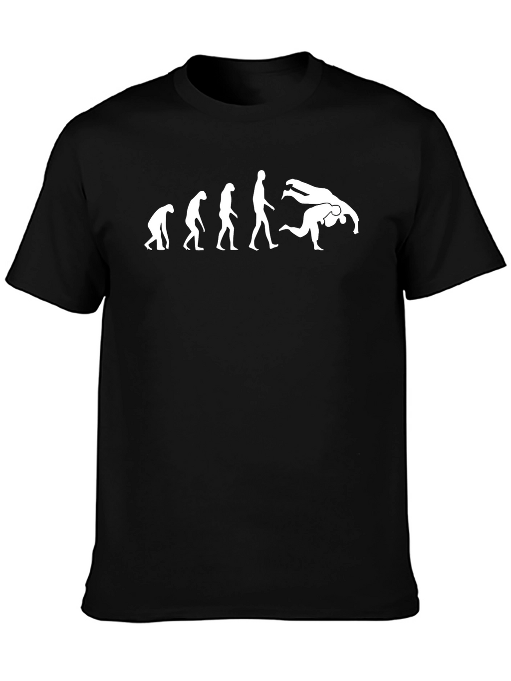 Evolution of Wrestling Black T-Shirt