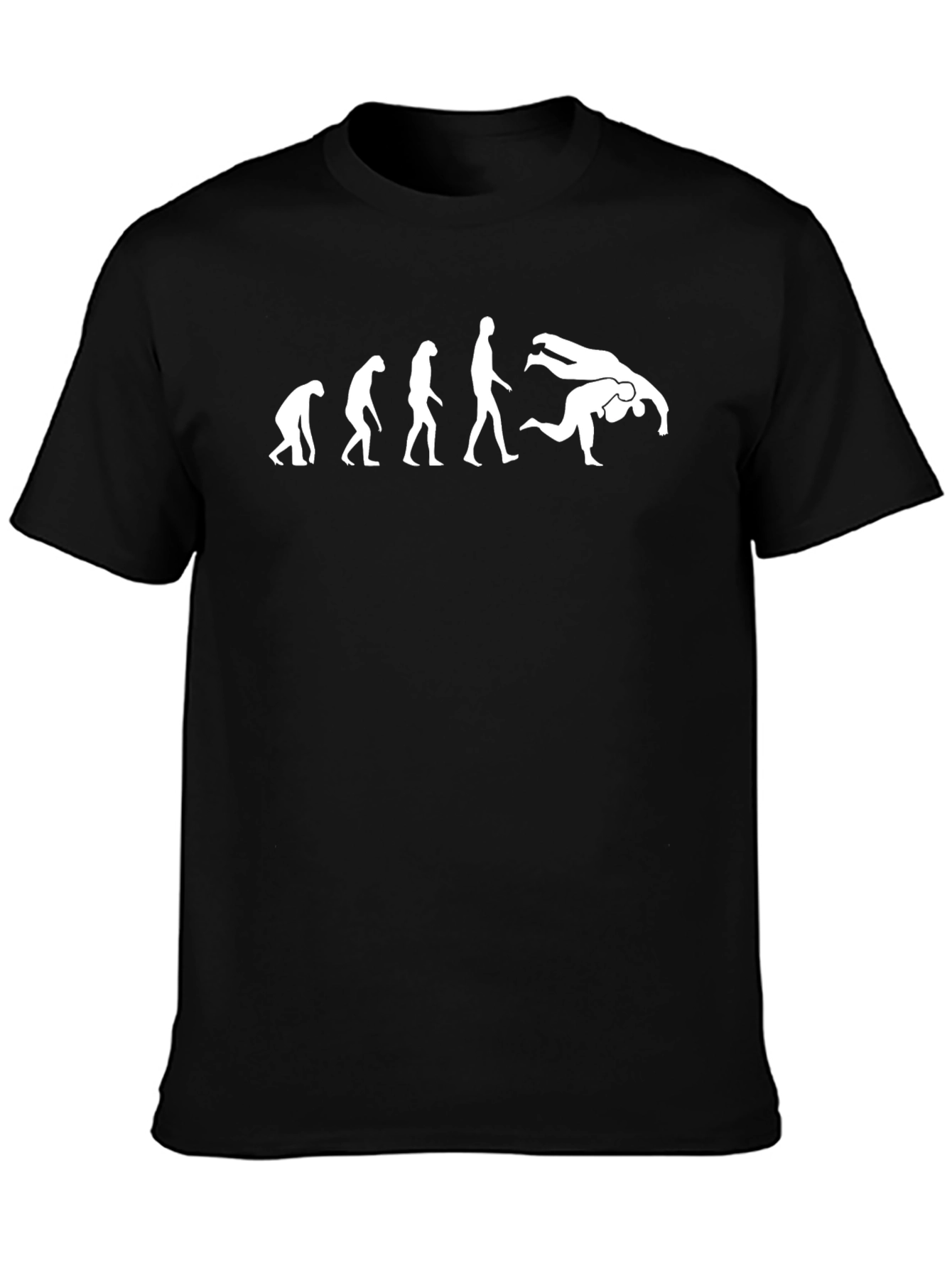 Evolution of Wrestling Black T-Shirt