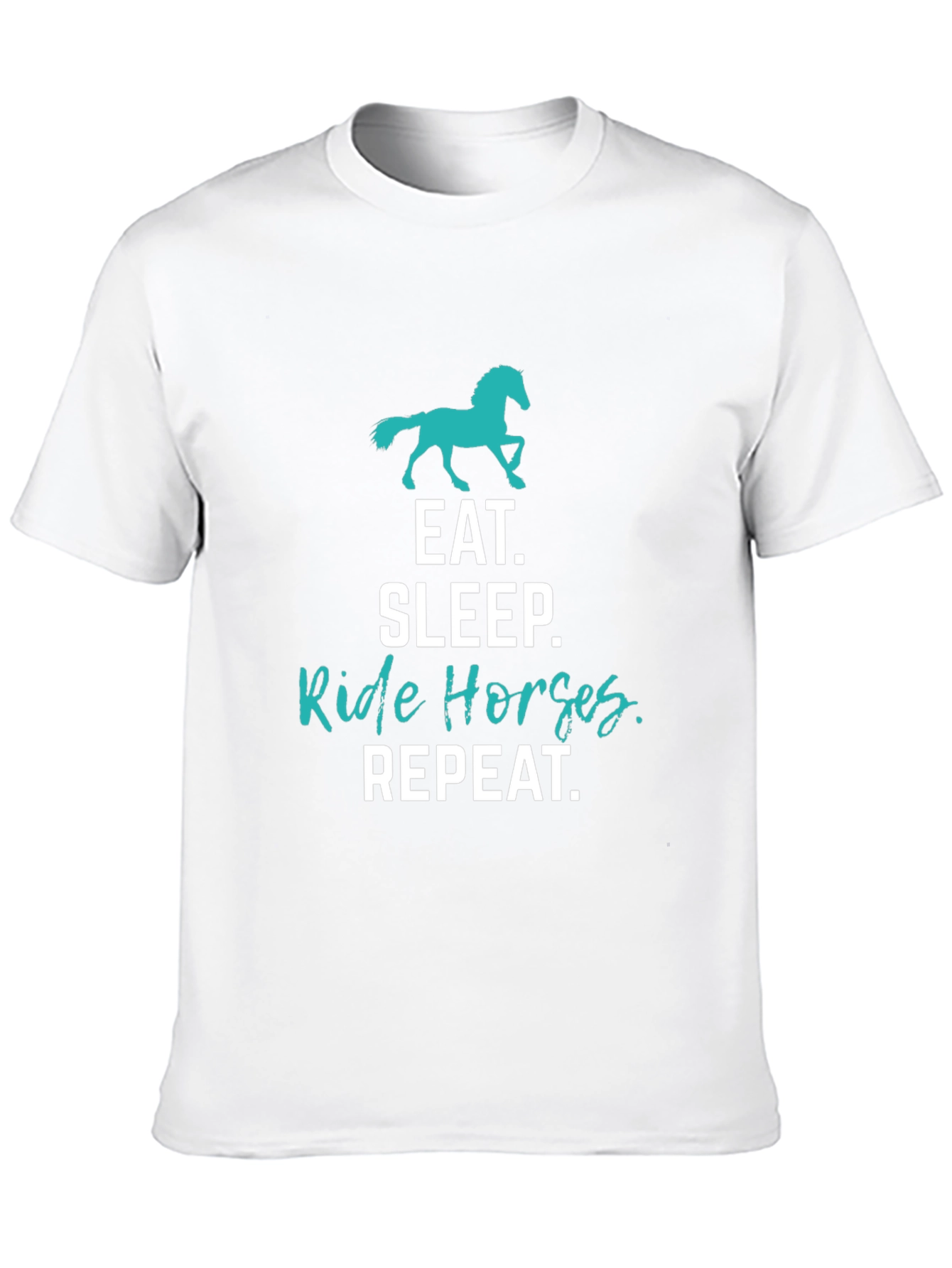 Eat Sleep Ride Horses Repeat T-Shirt
