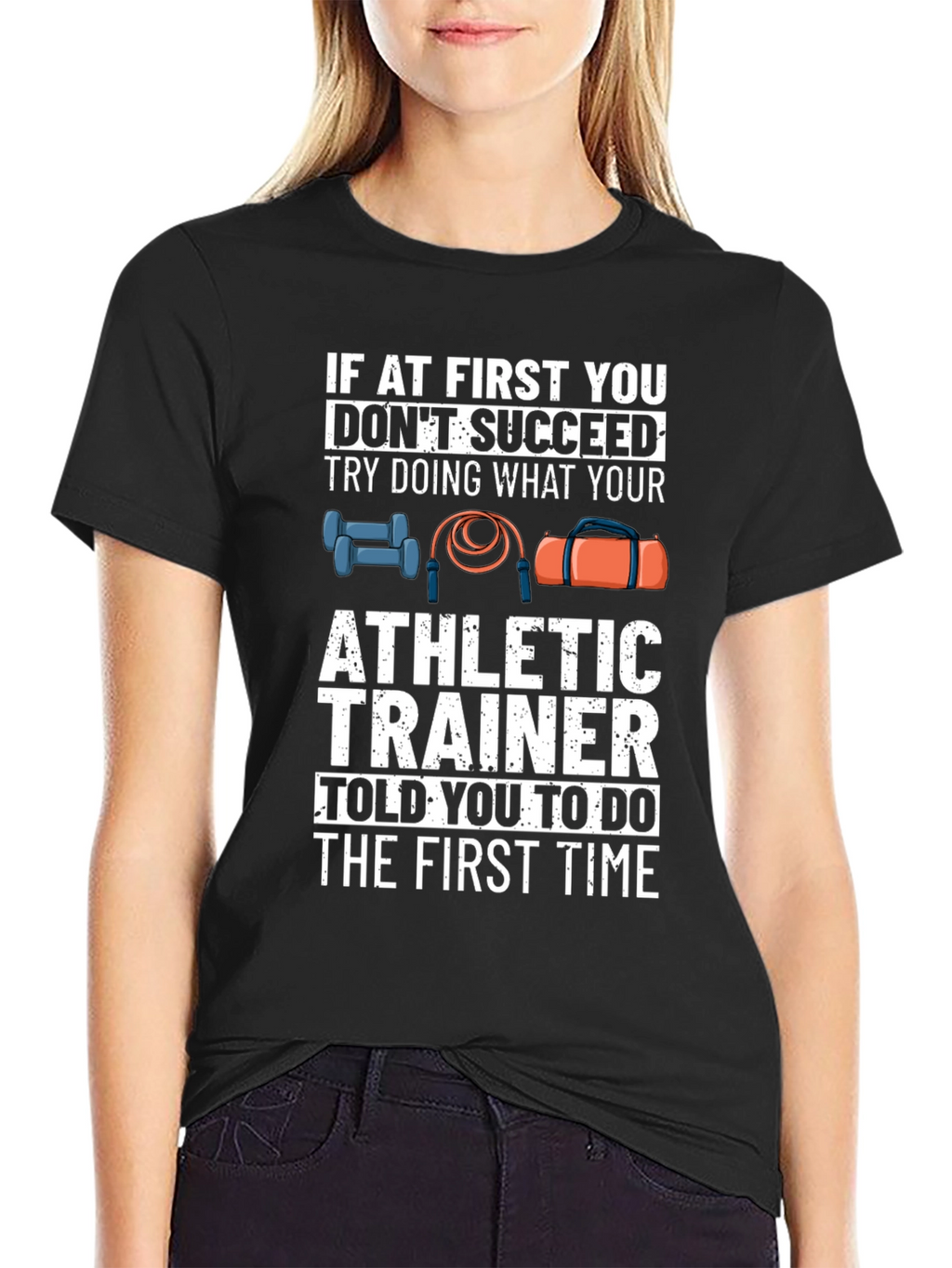 Athletic Trainer Graphic T-Shirt - Workout Gym Tee