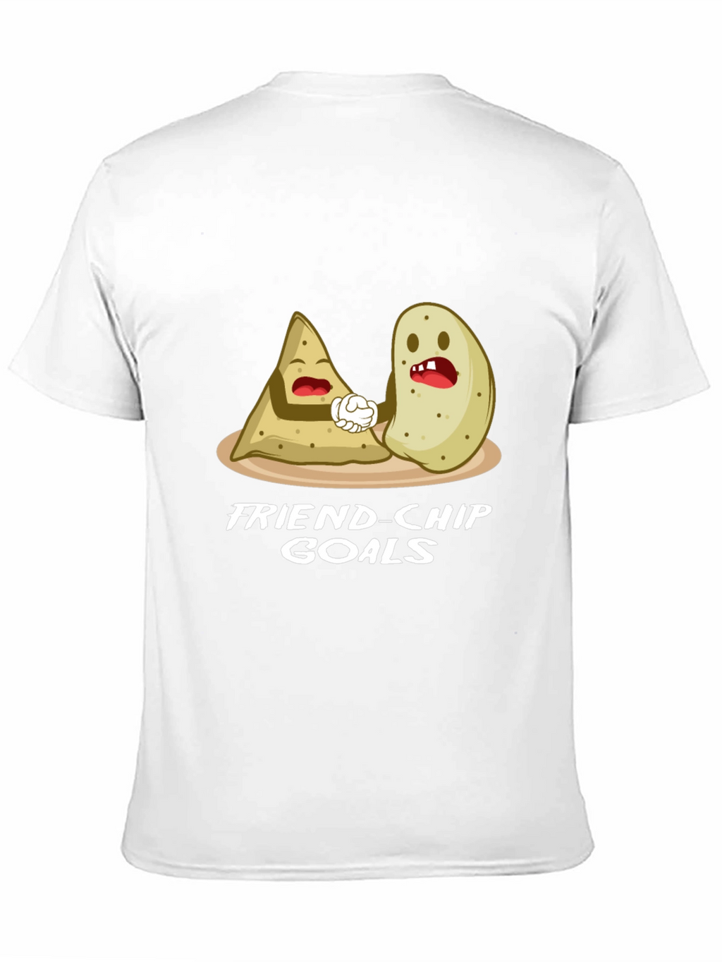 Friend-chip Goals Black Graphic Tee