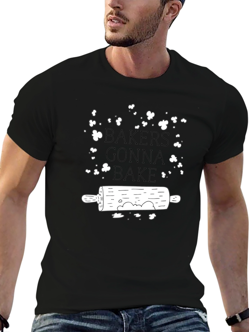 Bakers Gonna Bake T-Shirt - Rolling Pin Graphic Tee