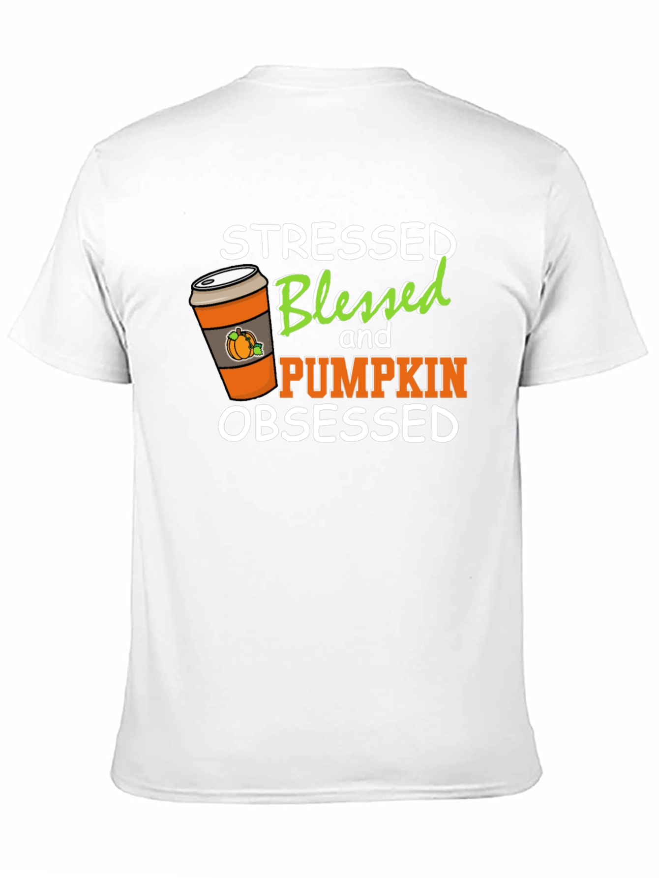 Stressed Blessed Pumpkin Obsessed T-Shirt