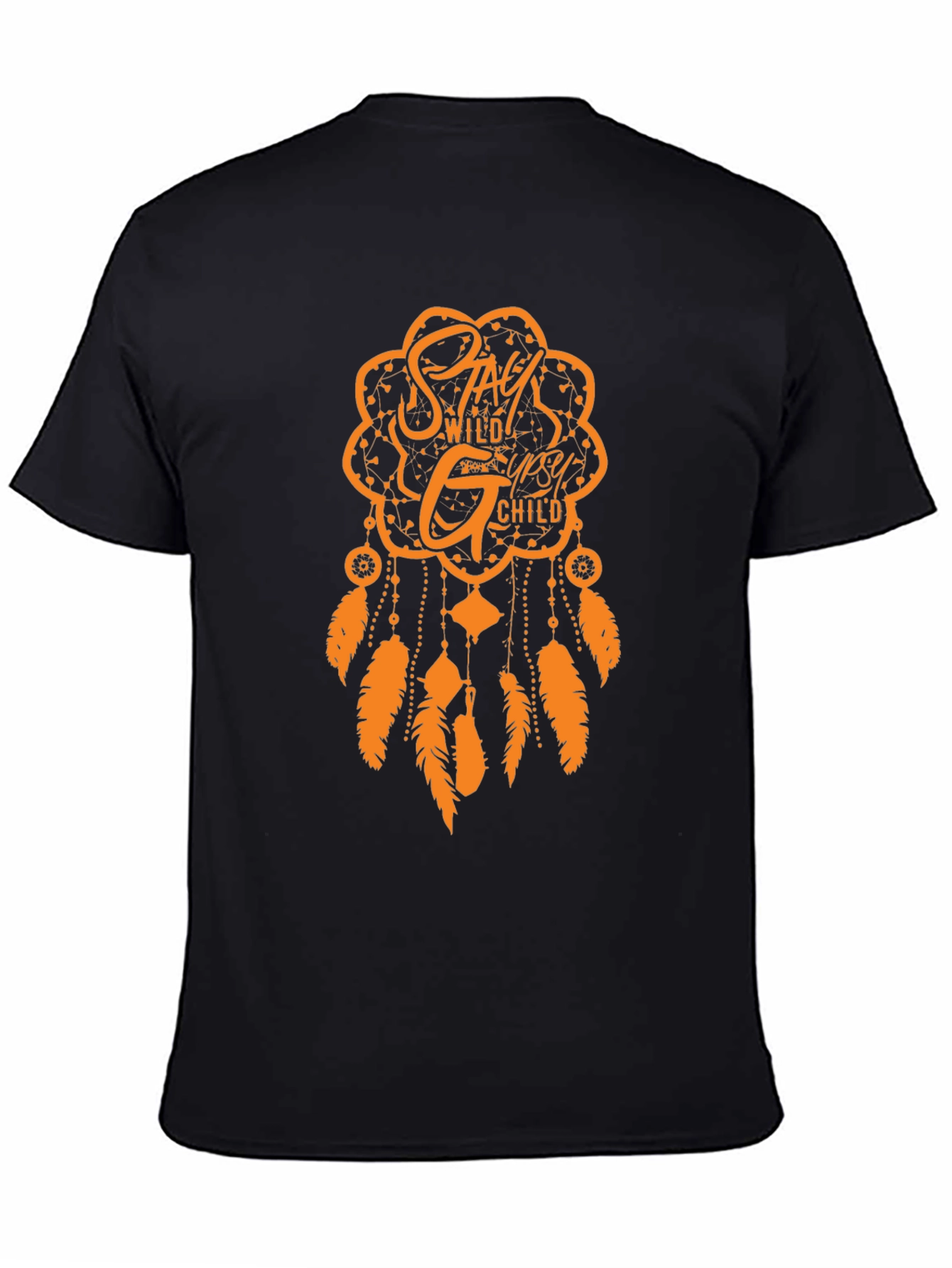 Stay Wild Gypsy Child Black Tee
