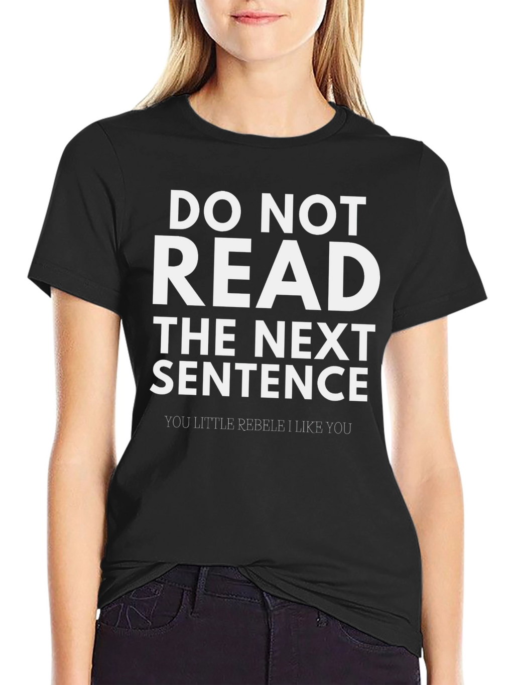 Funny DO NOT READ Novelty T-Shirt