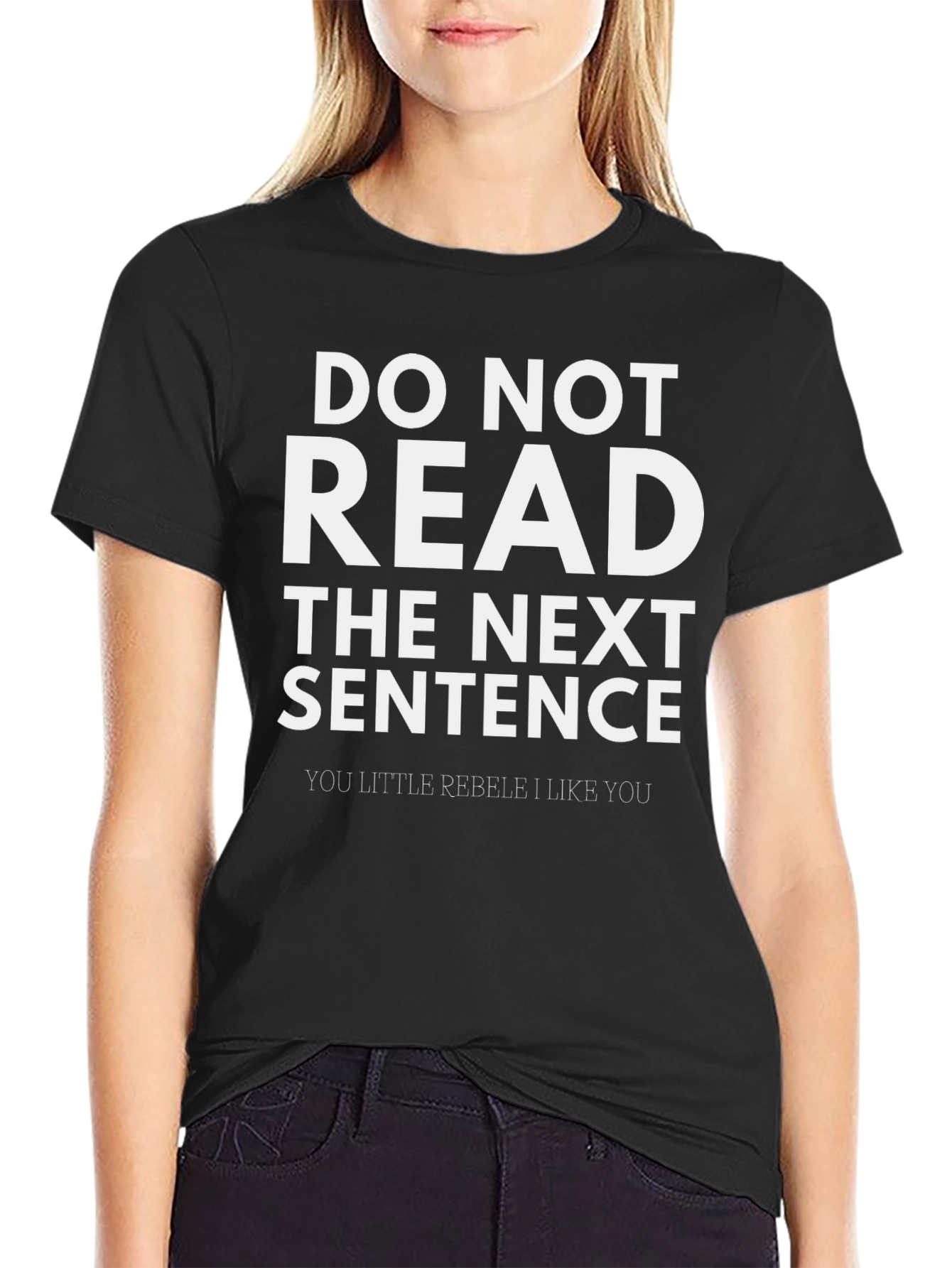 Funny DO NOT READ Novelty T-Shirt