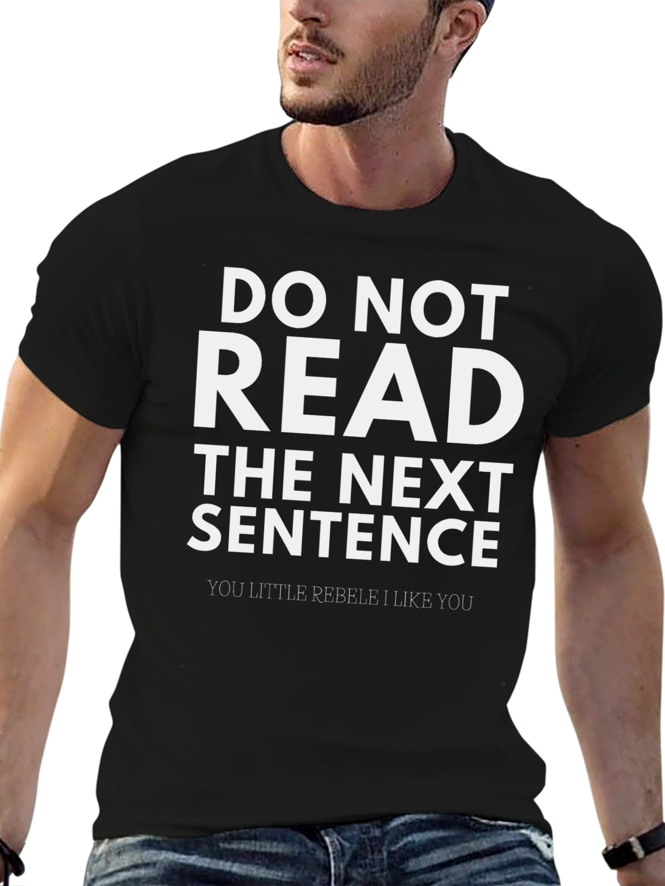 Funny DO NOT READ Novelty T-Shirt
