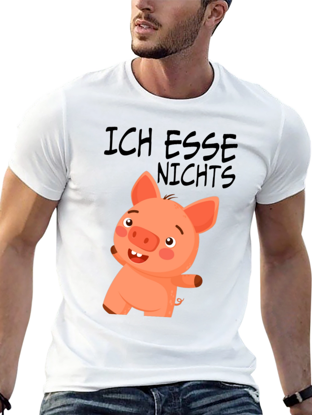 Ich Esse Nichts Funny Pig T-Shirt