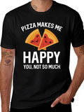 Pizza Makes Me Happy T-Shirt
