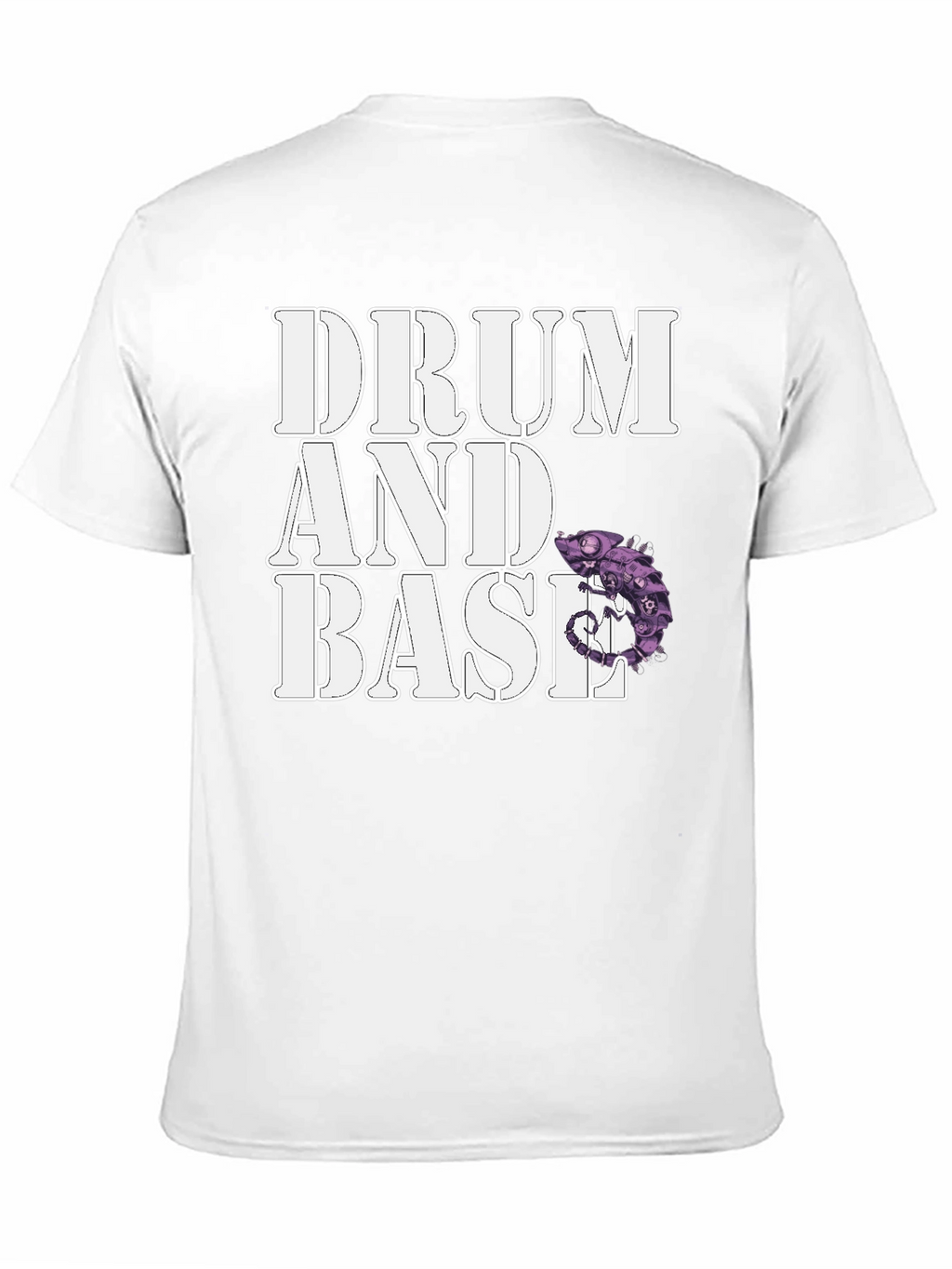 Drum and Base Chameleon Graphic T-Shirt