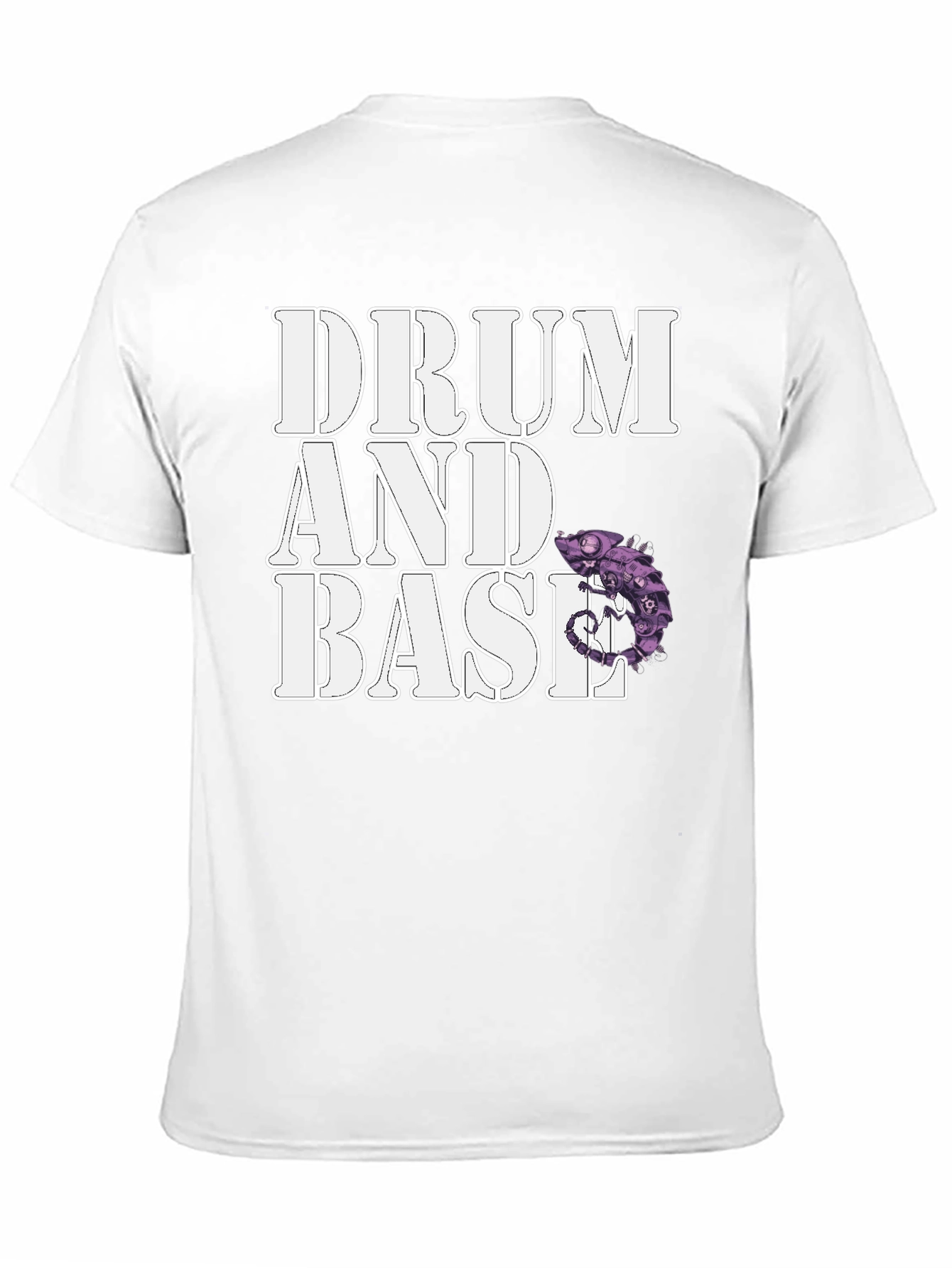 Drum and Base Chameleon Graphic T-Shirt