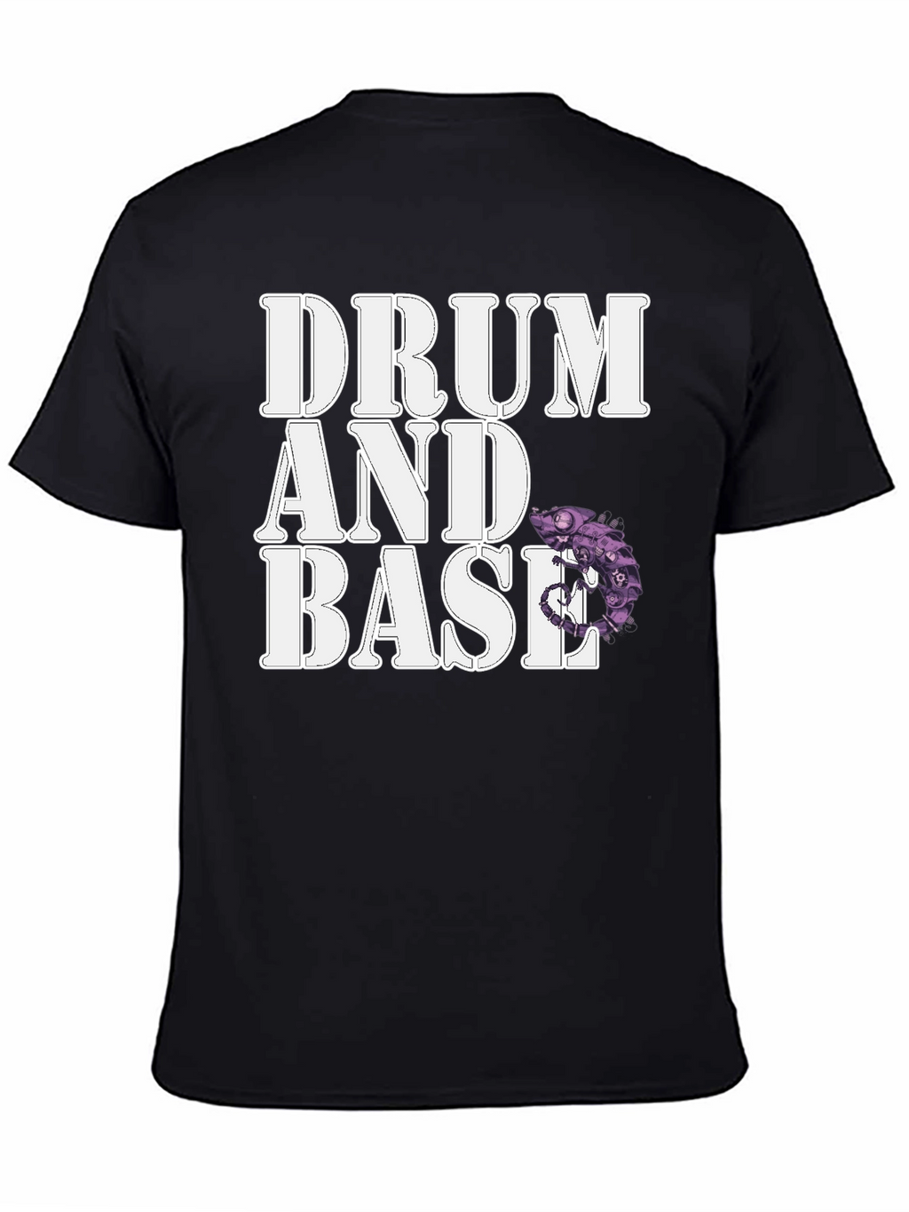 Drum and Base Chameleon Graphic T-Shirt