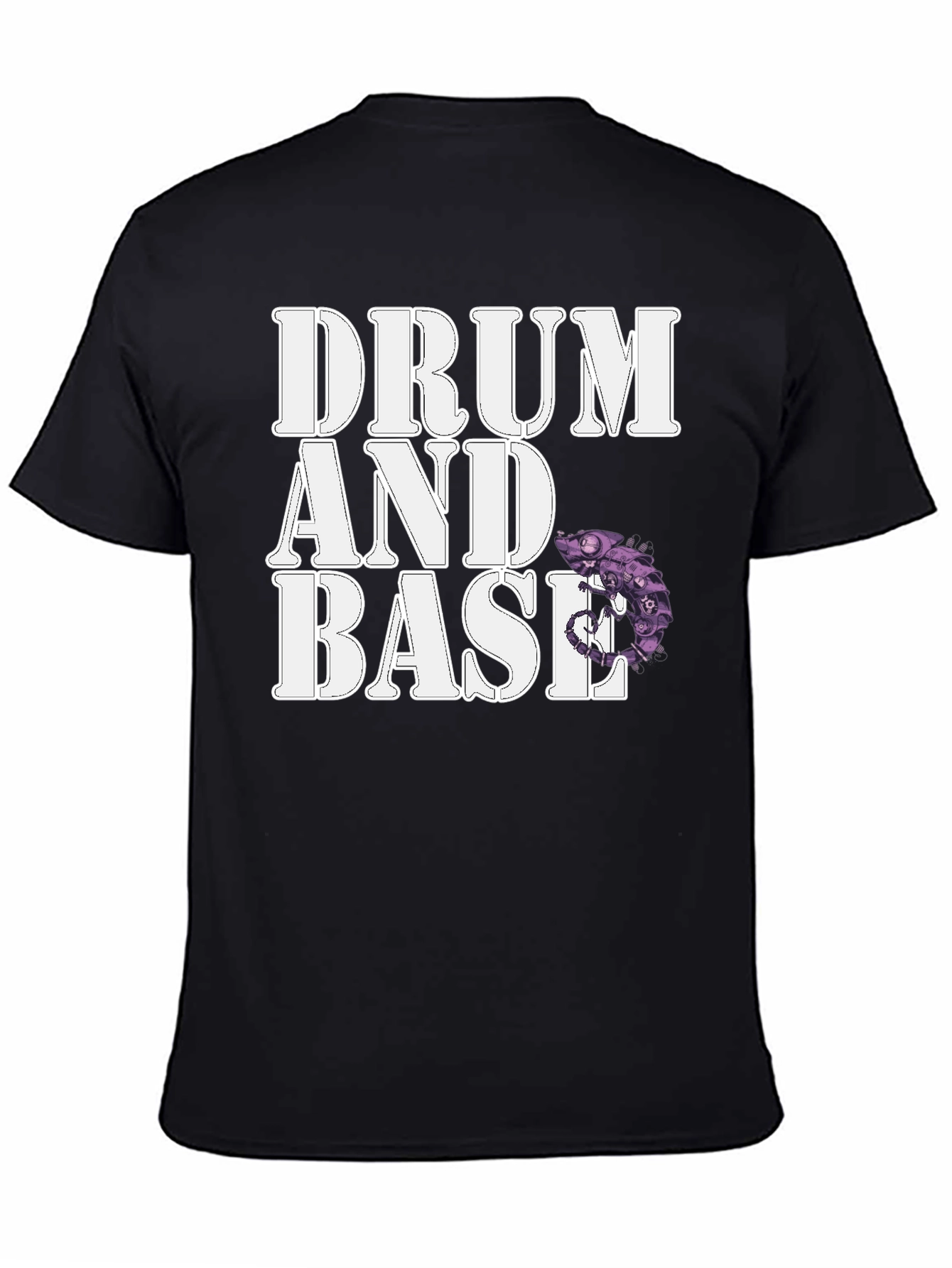 Drum and Base Chameleon Graphic T-Shirt