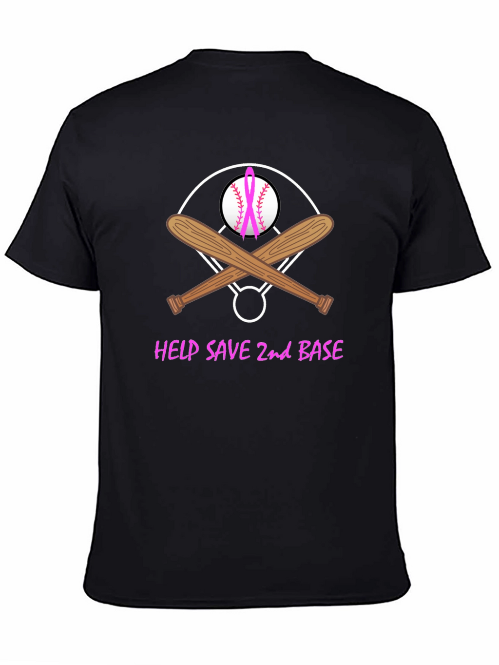Help Save 2nd Base Baseball T-Shirt