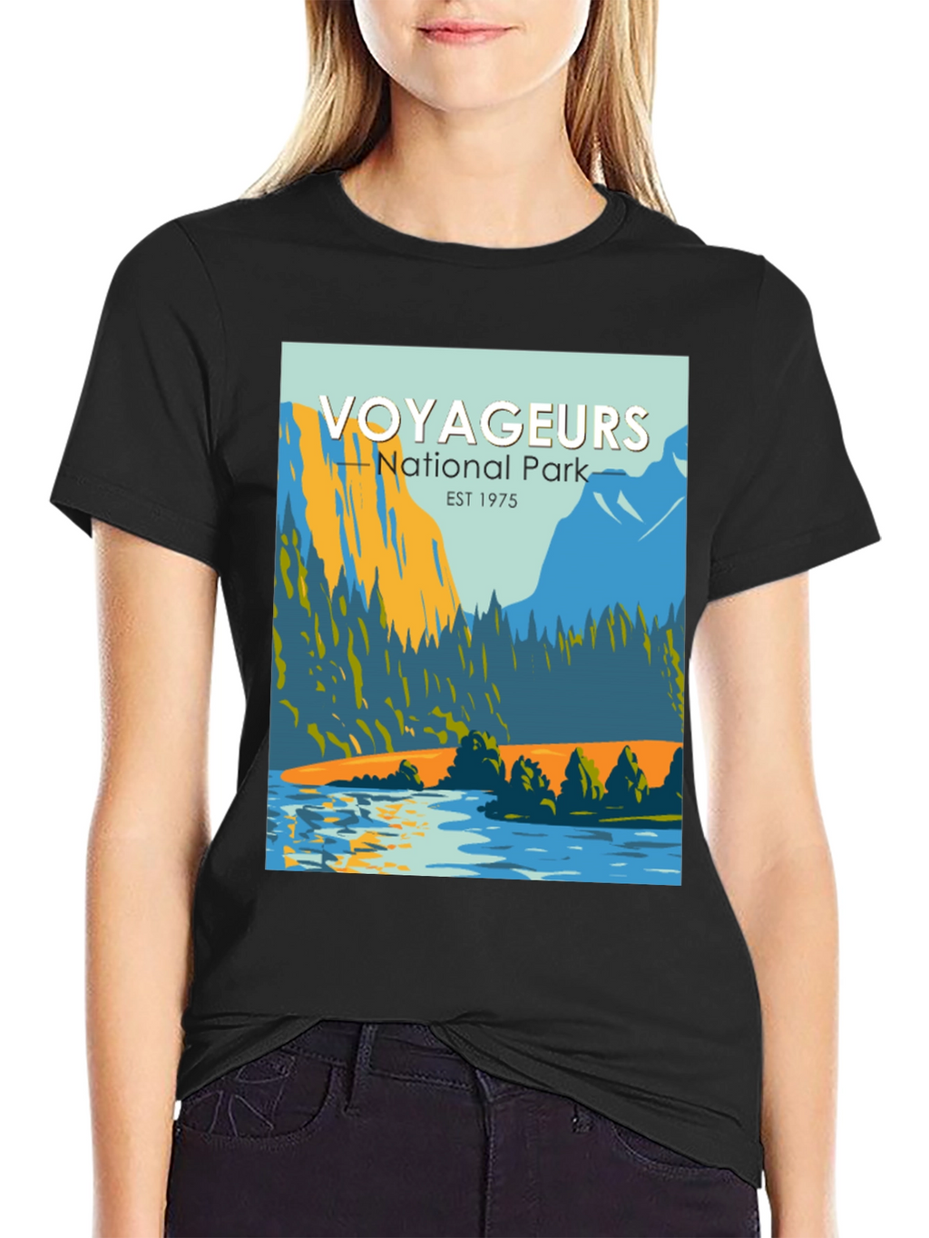 Voyageurs National Park Graphic Tee - Black