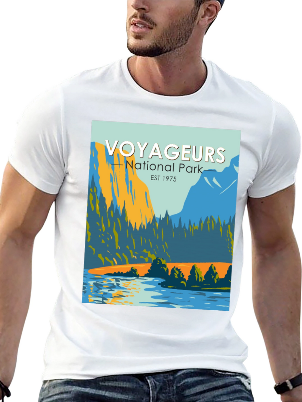 Voyageurs National Park Graphic Tee - Black
