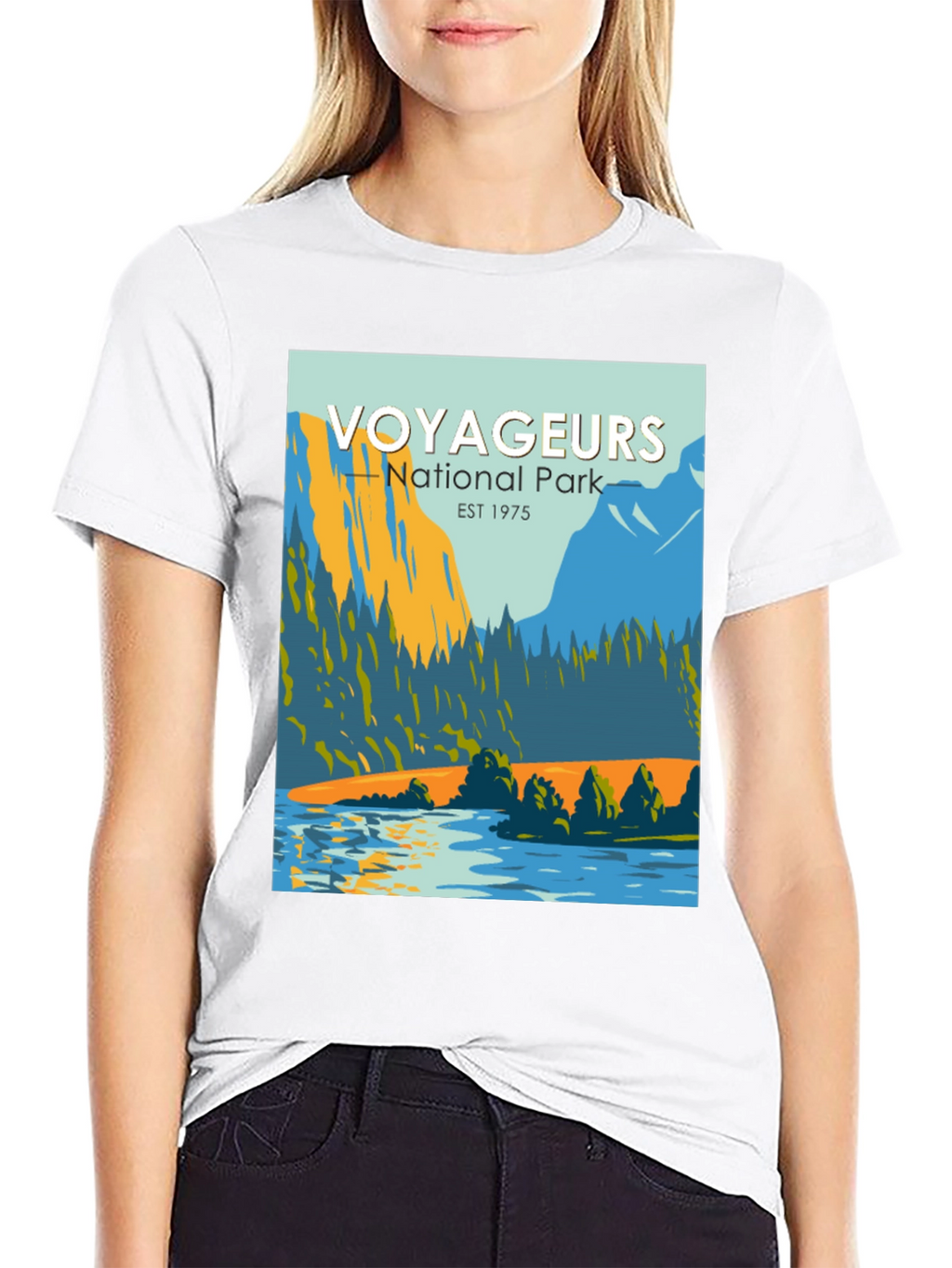 Voyageurs National Park Graphic Tee - Black