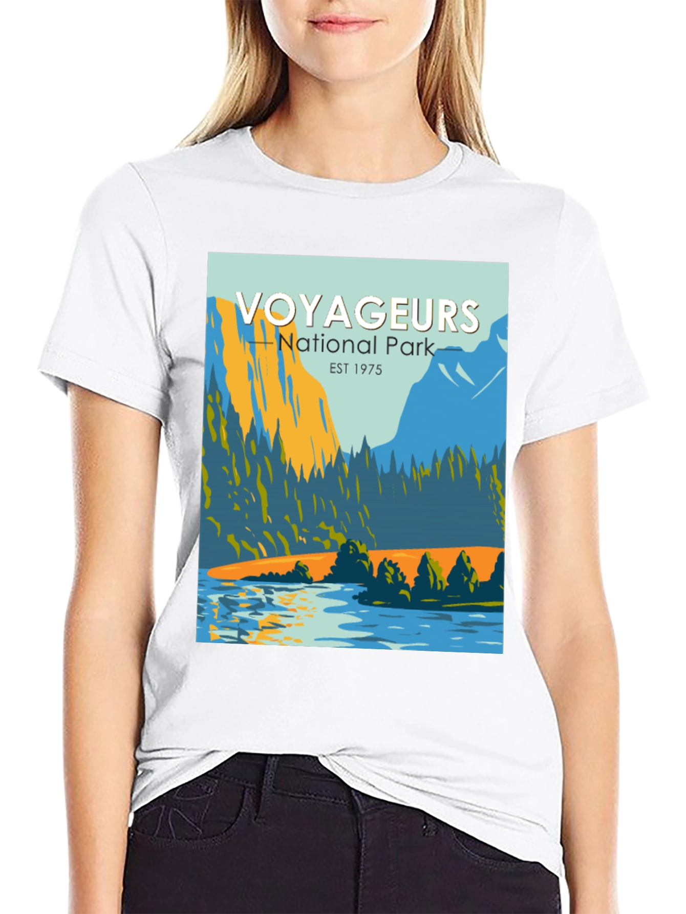 Voyageurs National Park Graphic Tee - Black