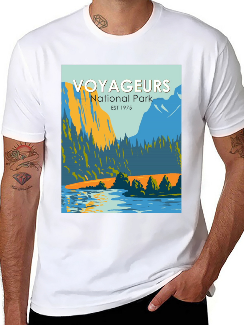 Voyageurs National Park Graphic Tee - Black