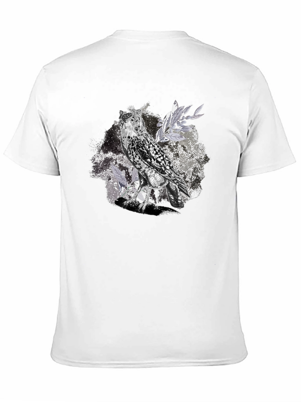 Owl Graphic Tee - Unisex Black T-Shirt