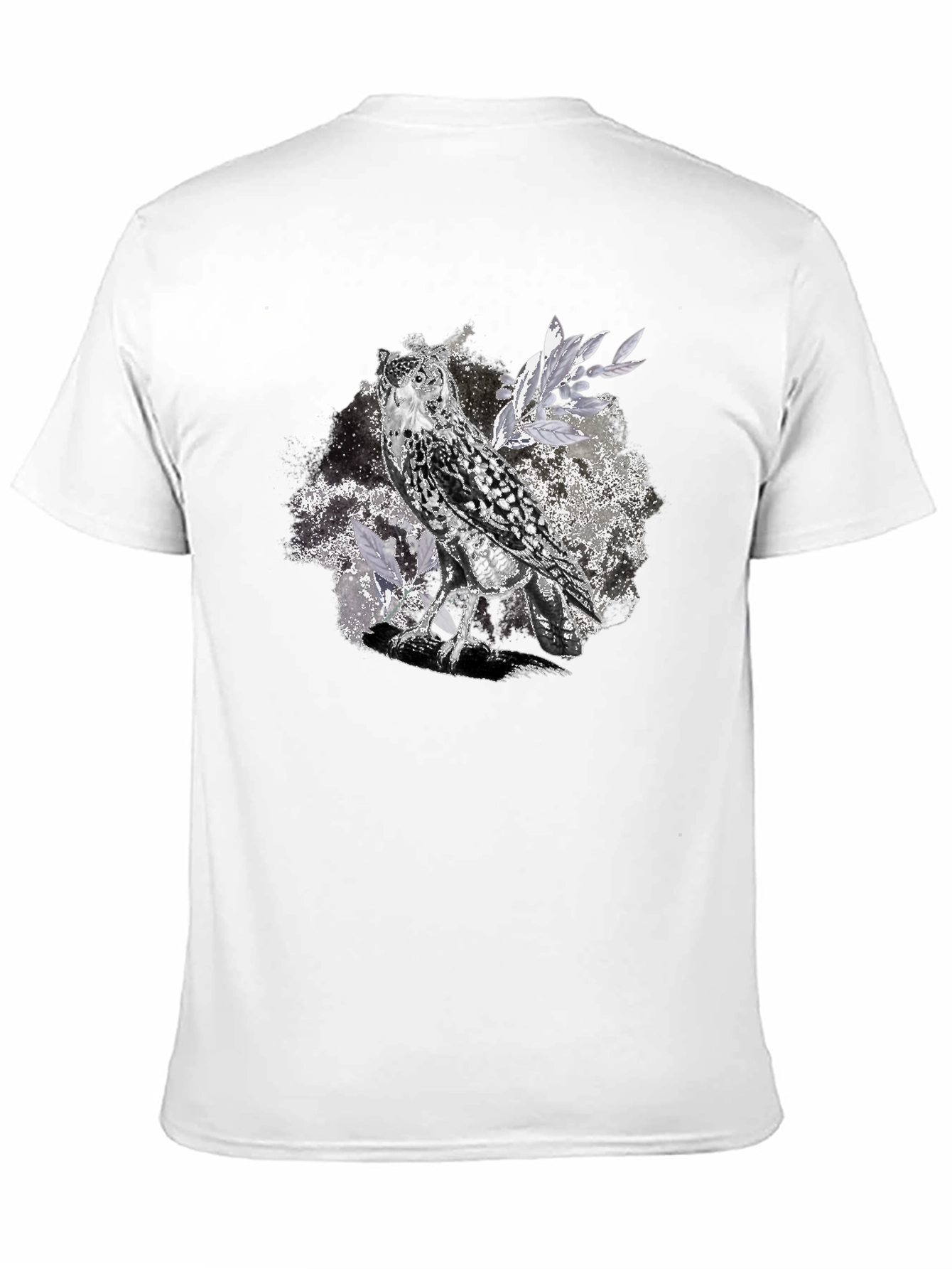 Owl Graphic Tee - Unisex Black T-Shirt