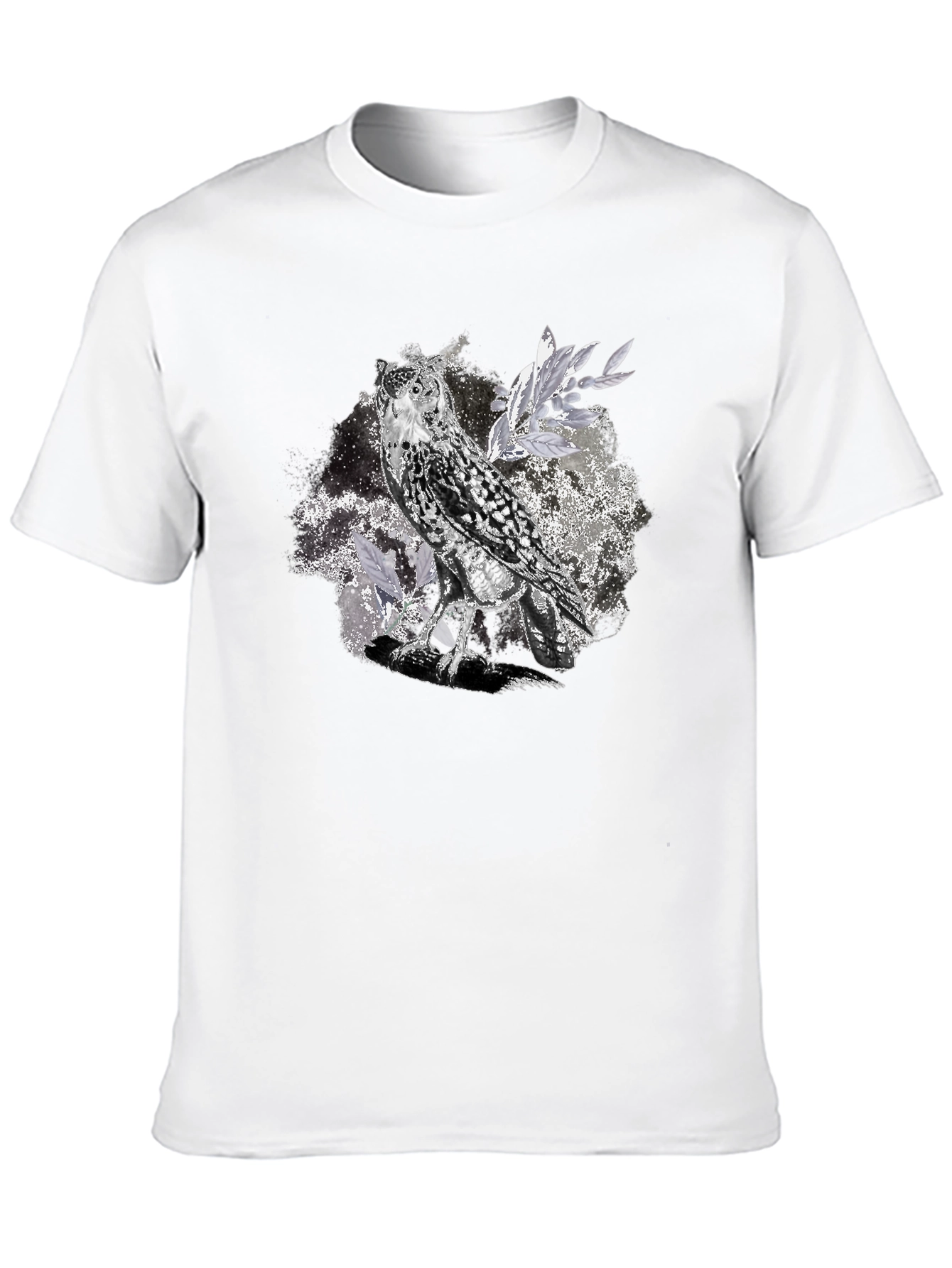 Owl Graphic Tee - Unisex Black T-Shirt