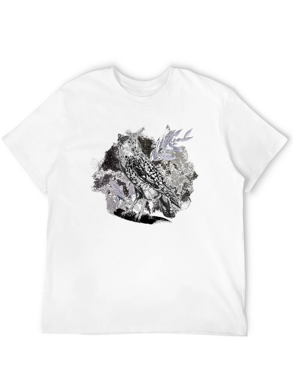 Owl Graphic Tee - Unisex Black T-Shirt