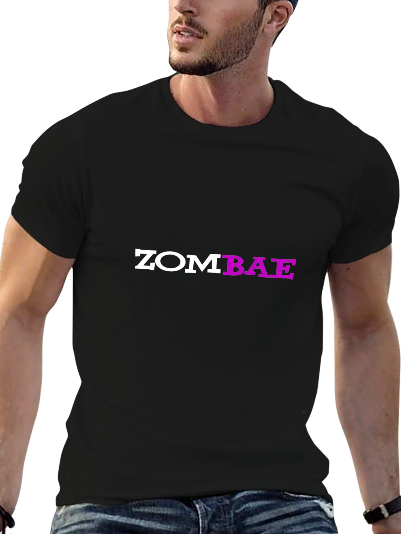 Zombae Graphic Tee - Black Cotton T-Shirt