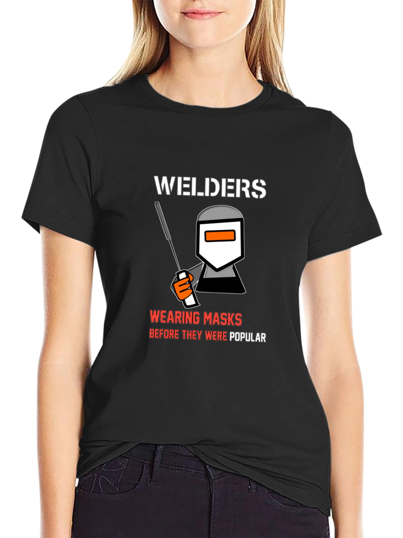 Welders Wearing Masks T-Shirt - Funny Welding Tee