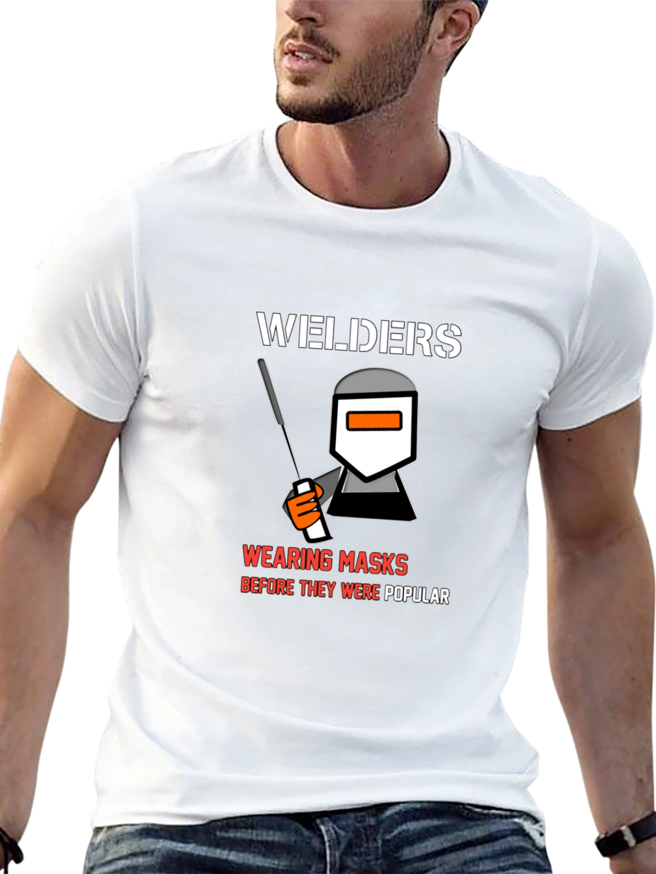 Welders Wearing Masks T-Shirt - Funny Welding Tee