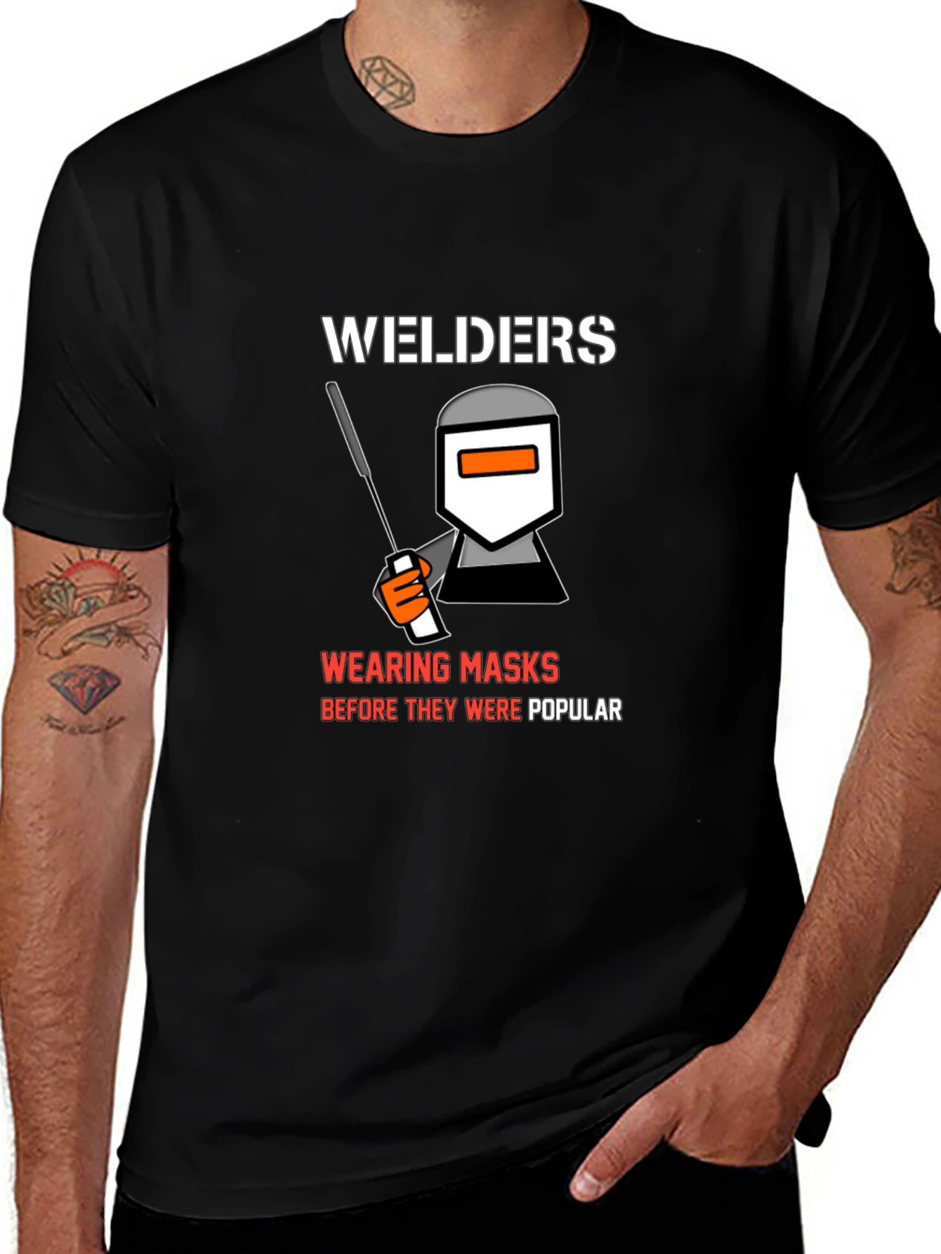 Welders Wearing Masks T-Shirt - Funny Welding Tee