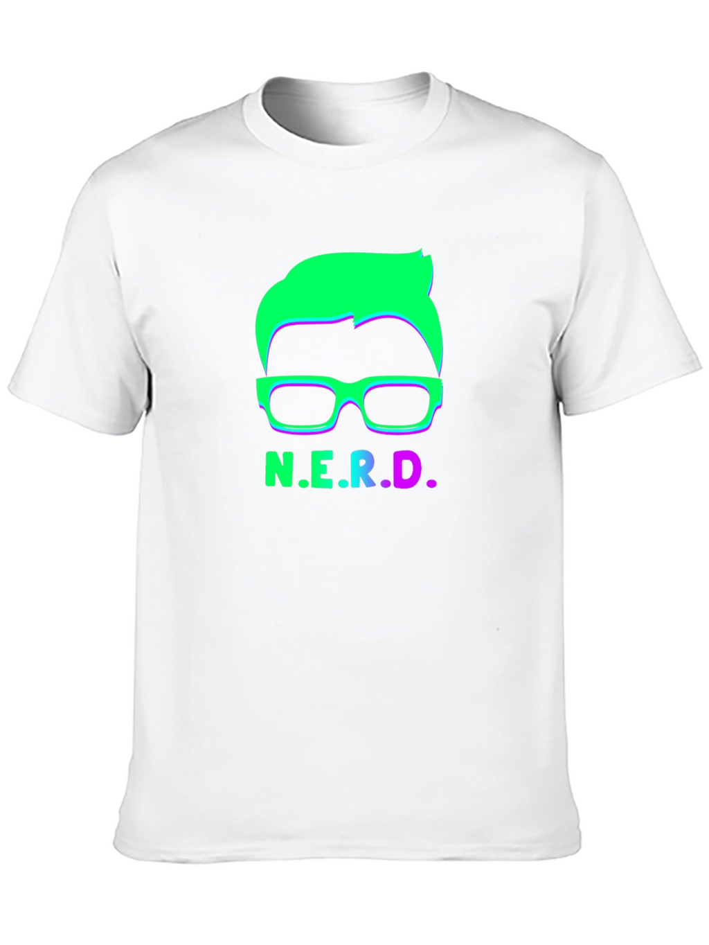 N.E.R.D. Graphic Tee - Bold Neon Design