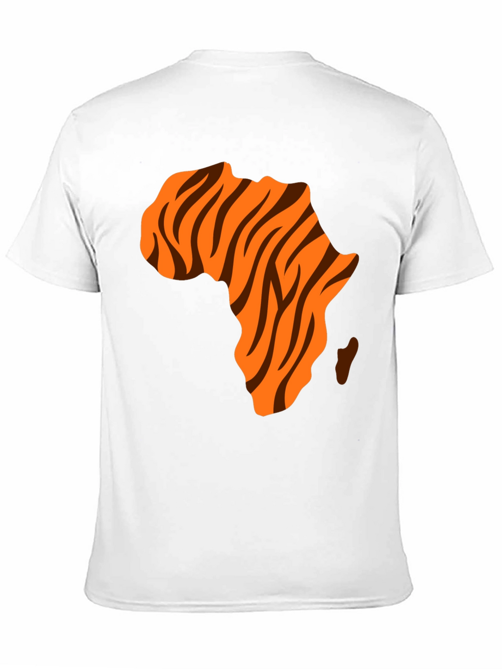 Africa Map Tiger Stripe Graphic Tee