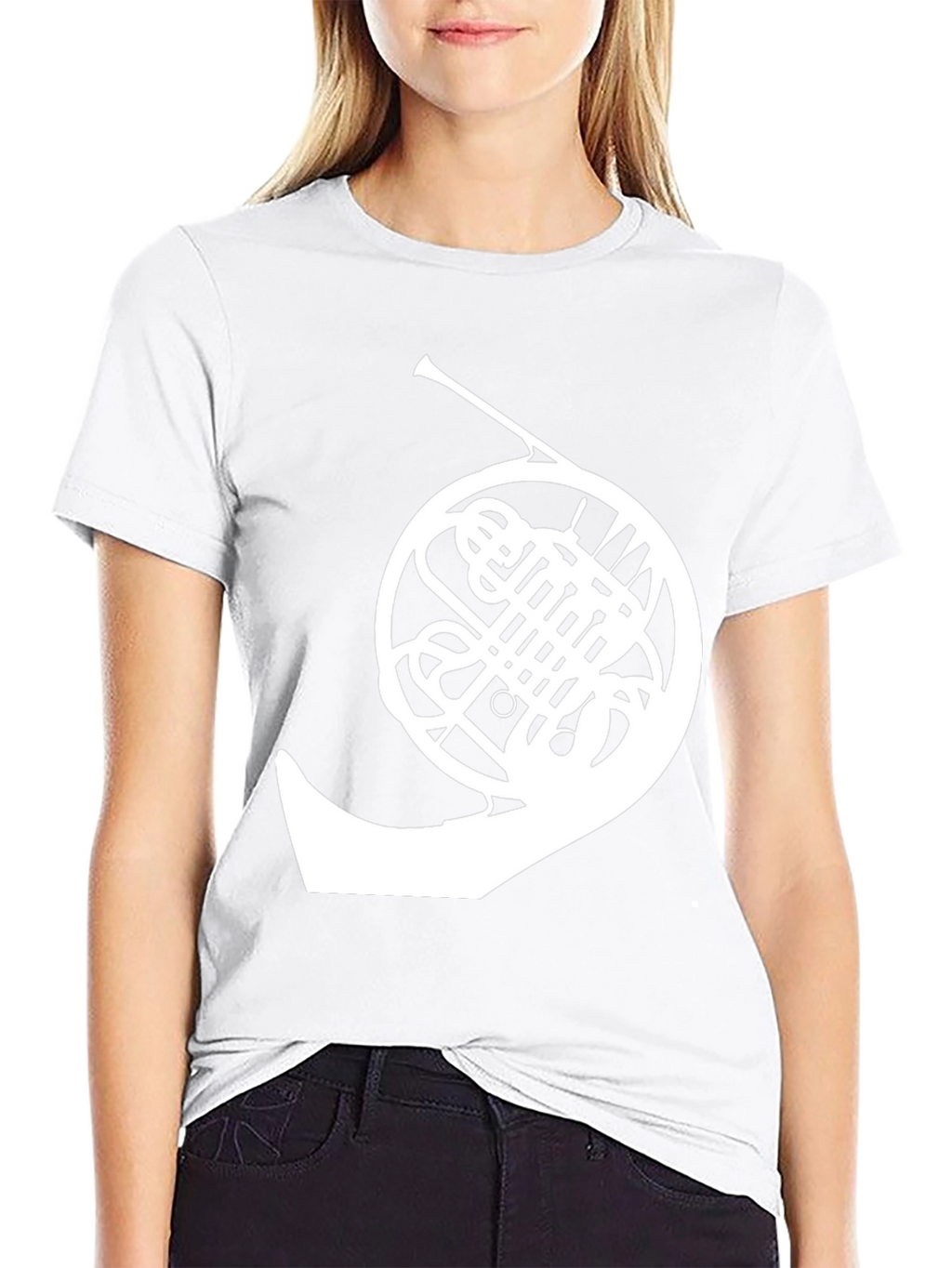 French Horn Graphic T-Shirt - Musician Tee