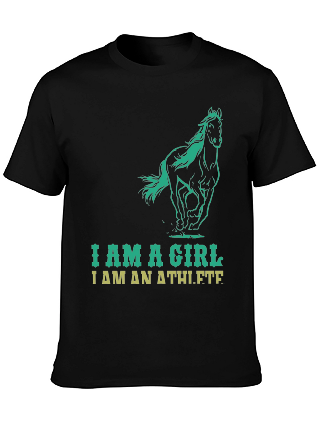 I Am A Girl I Am An Athlete T-Shirt