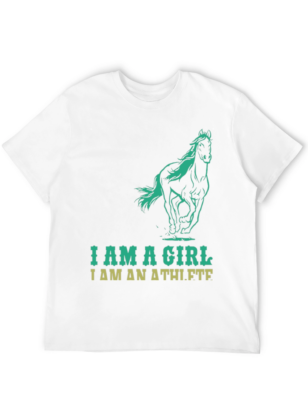 I Am A Girl I Am An Athlete T-Shirt