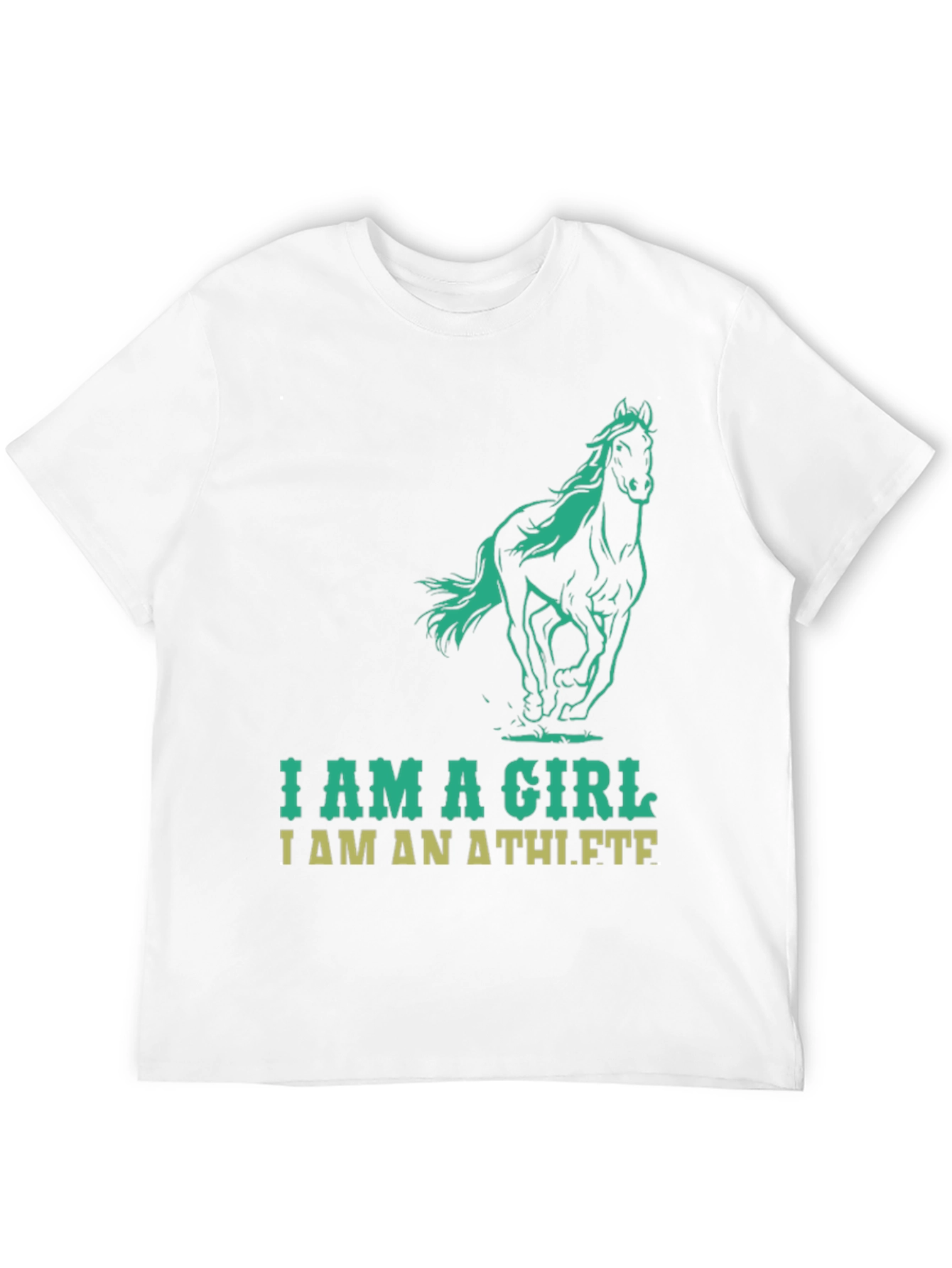 I Am A Girl I Am An Athlete T-Shirt